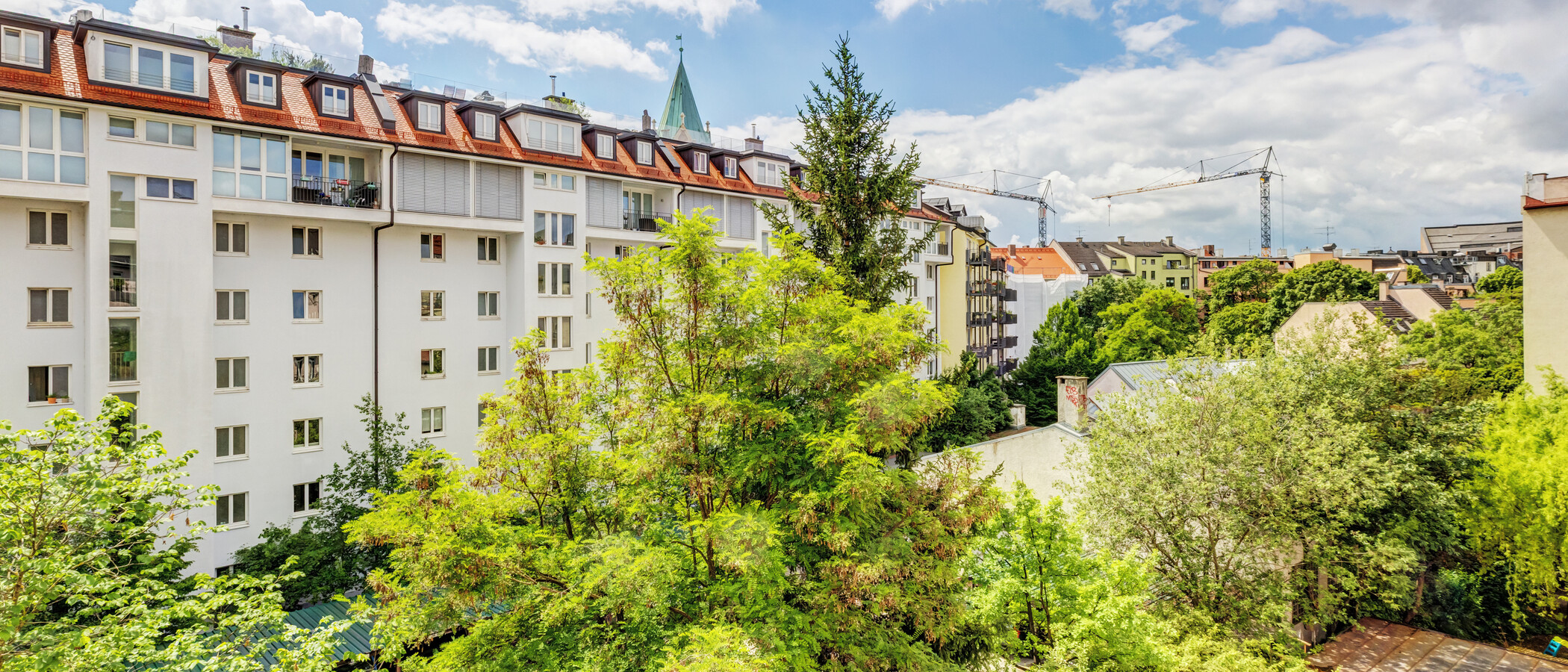 квартира München Haidhausen 02 вид из окна 14875
