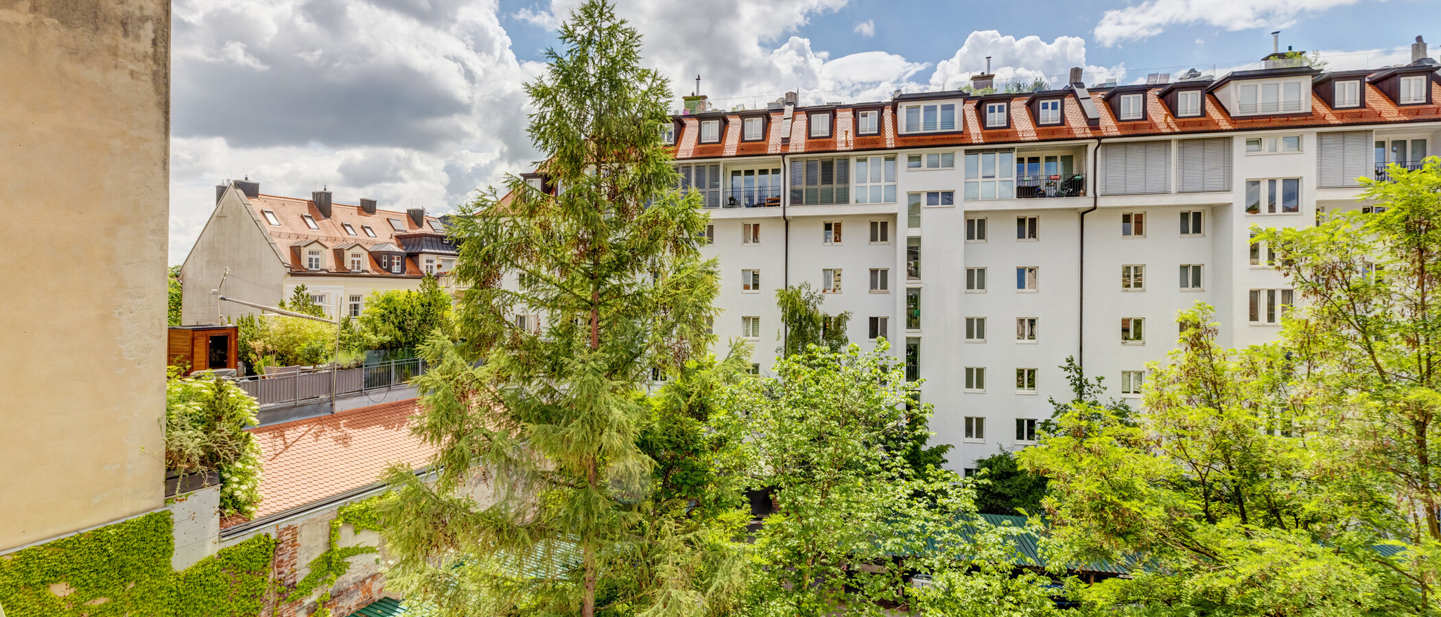 квартира München Haidhausen 03 вид из окна 14875