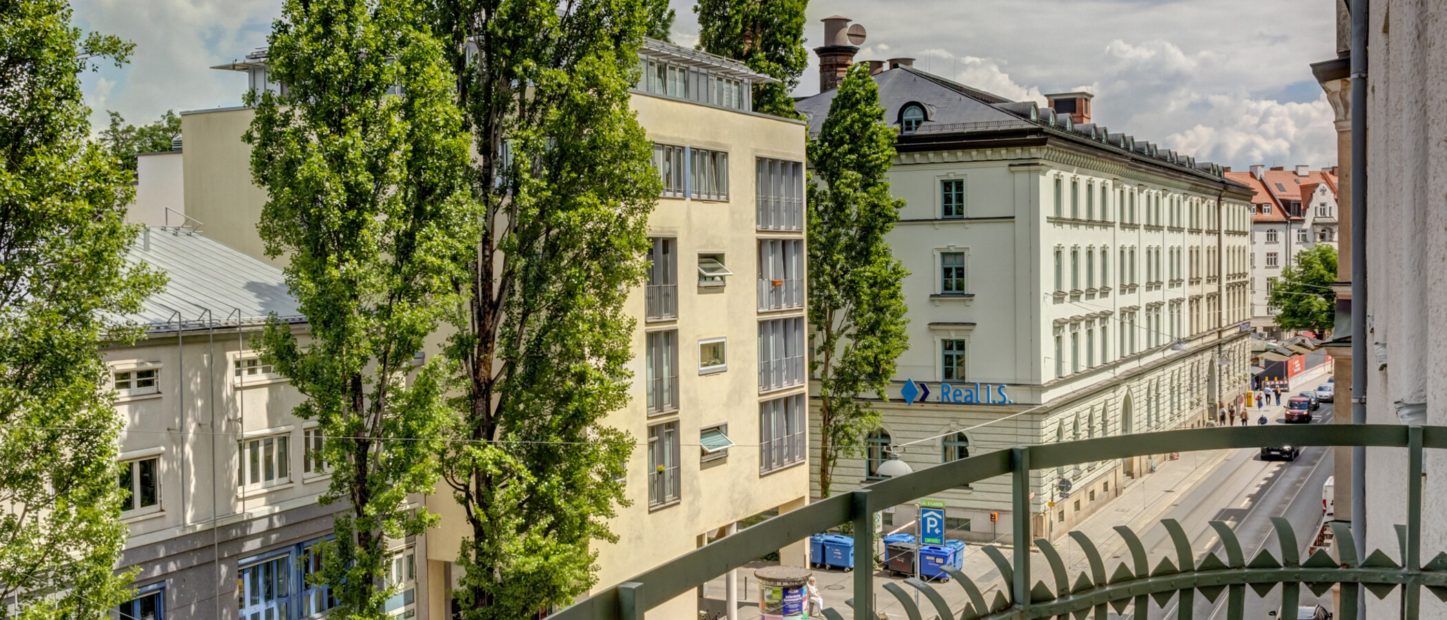 квартира München Haidhausen 05 вид из окна 14875