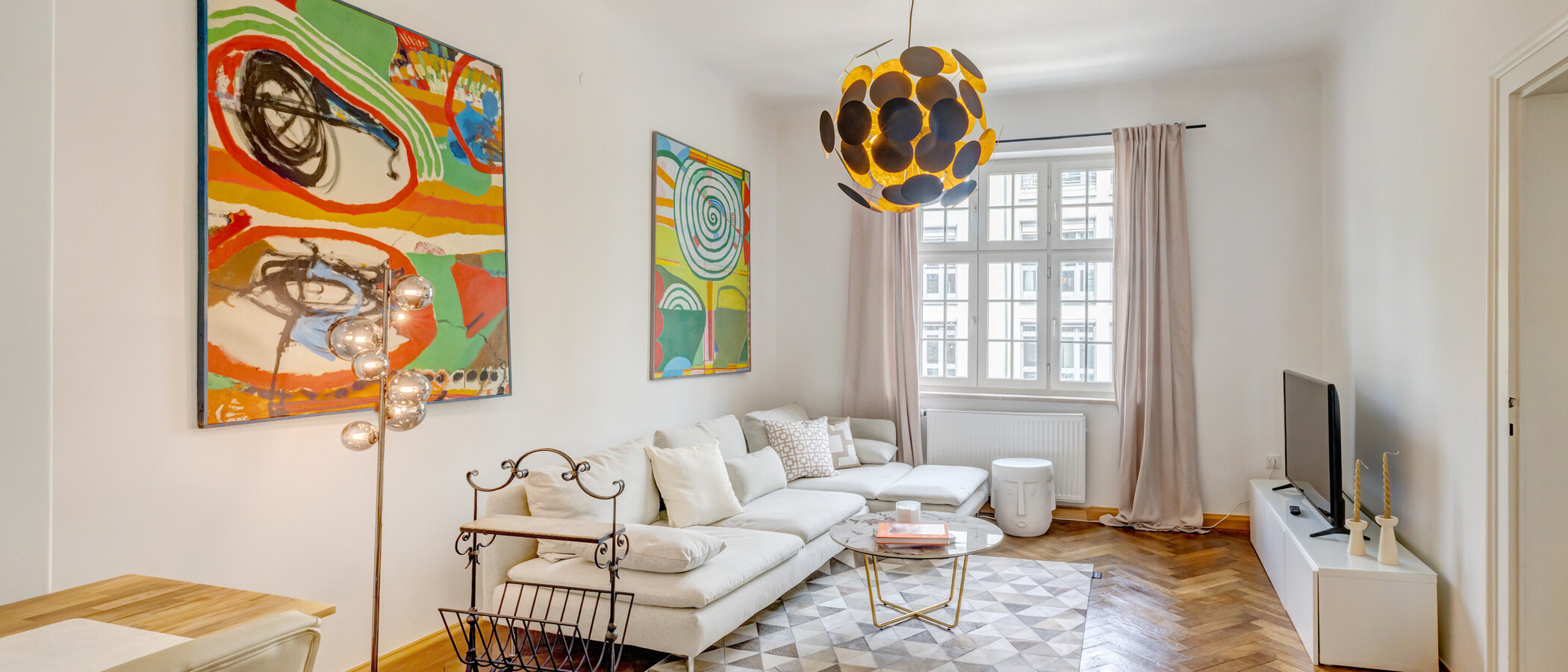 квартира München Haidhausen 01 гостиная 14875