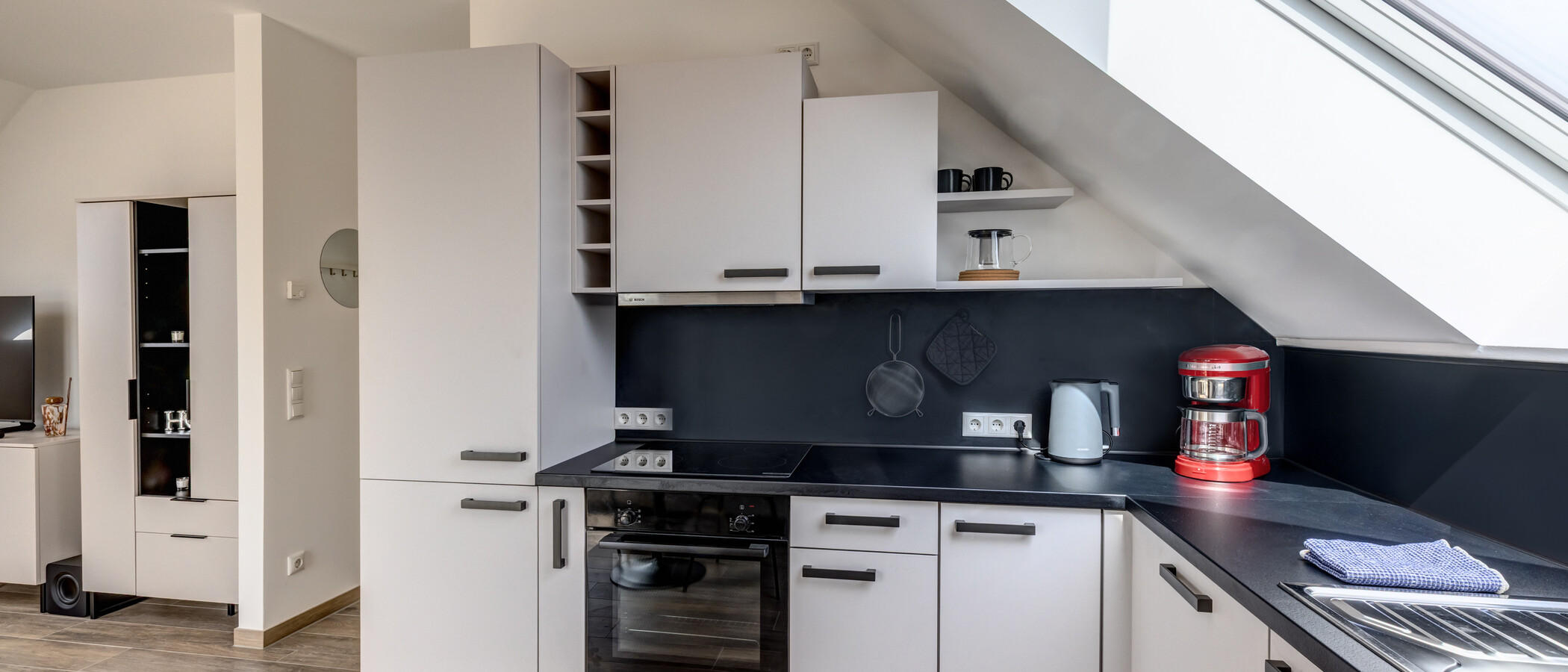 мансардная квартира München Trudering 02 кухня 14876