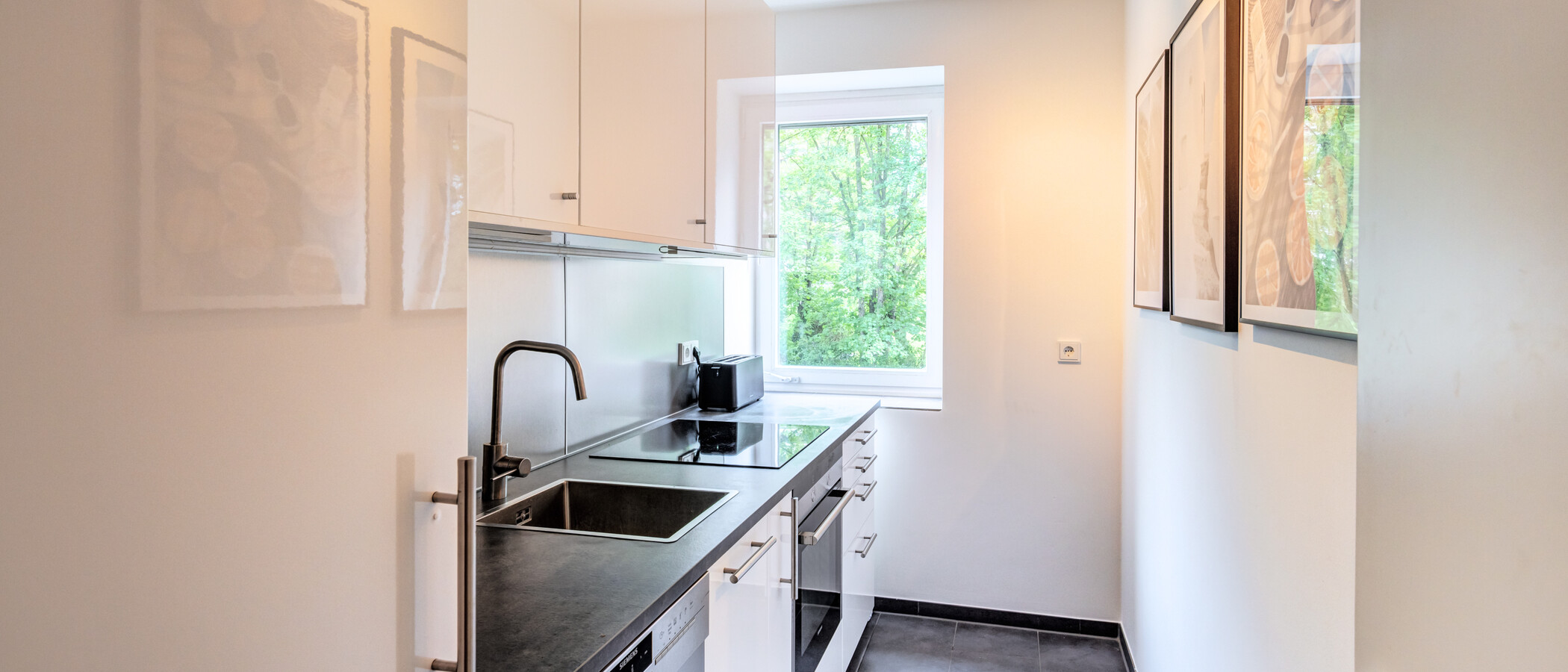 квартира München Schwabing-West 01 кухня 14885
