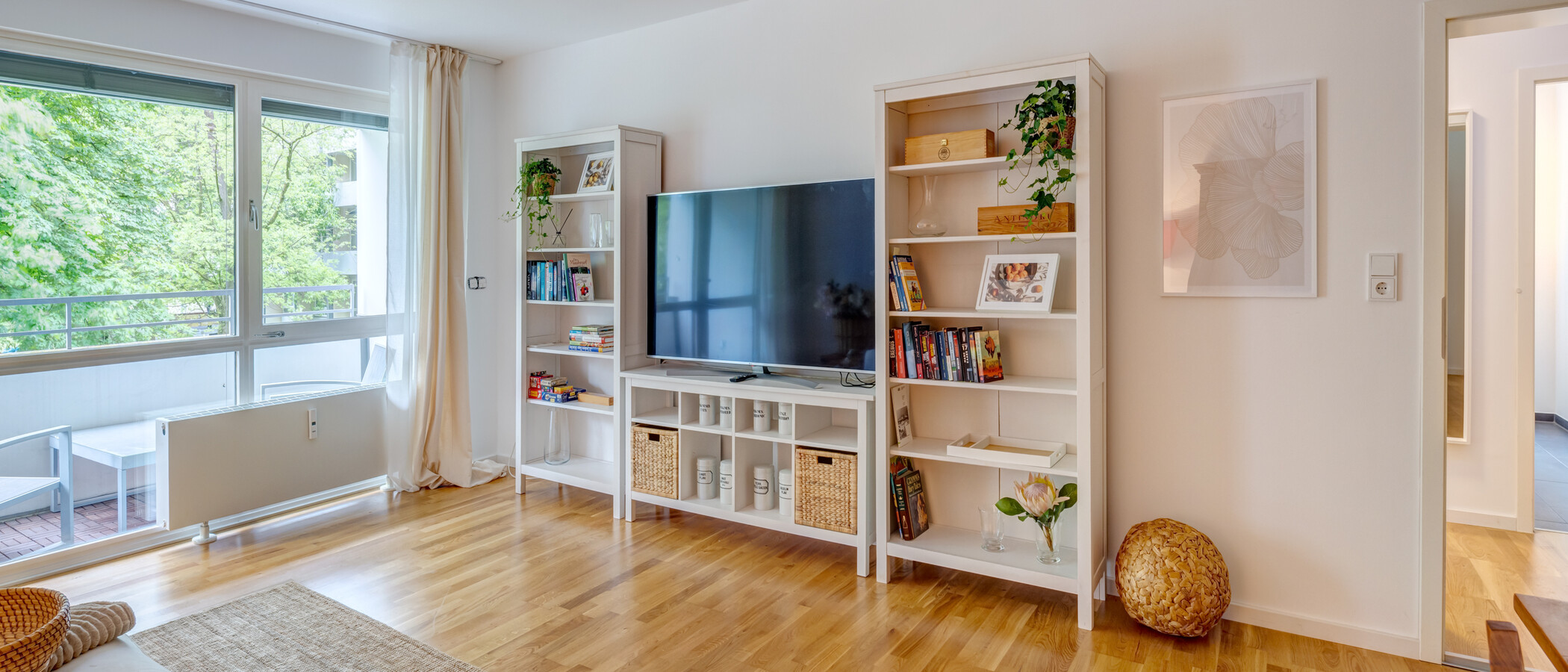 квартира München Schwabing-West 04 гостиная 14885
