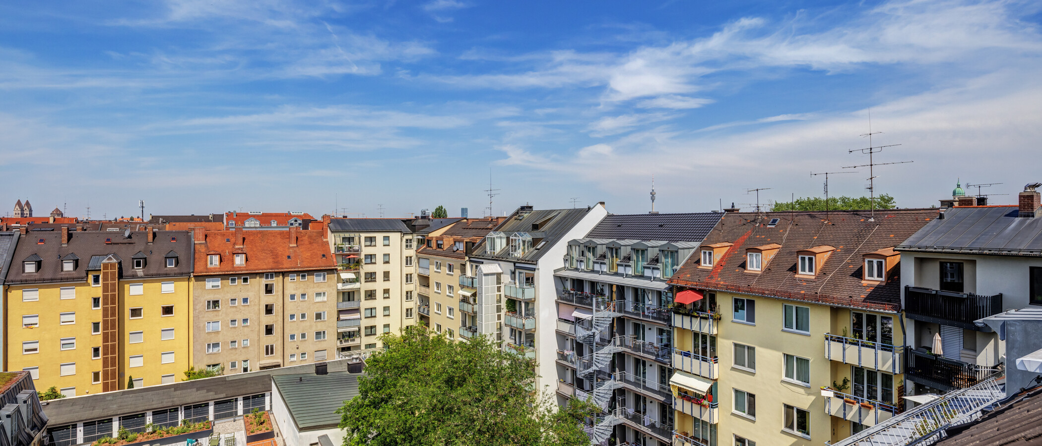 квартира-галерея München Maxvorstadt 03 вид из окна 14890