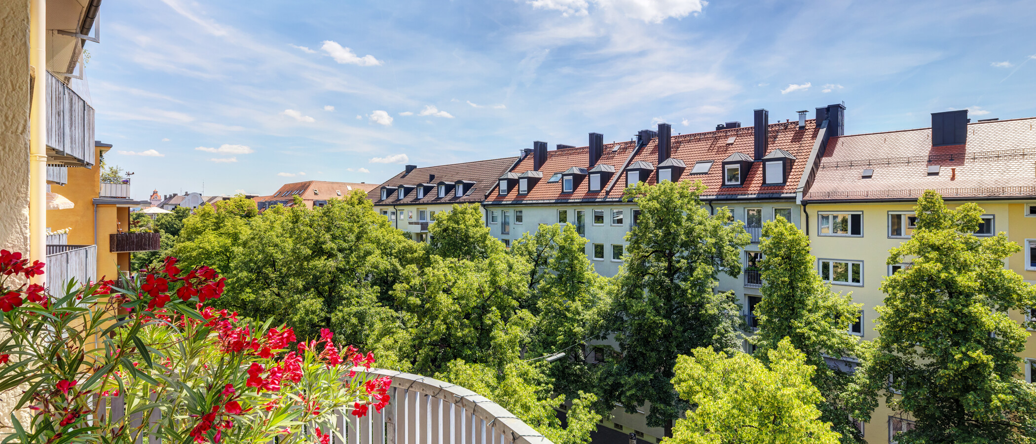 квартира München Schwabing-West (rund um den Hohenzollernplatz) 01 вид из окна 14895