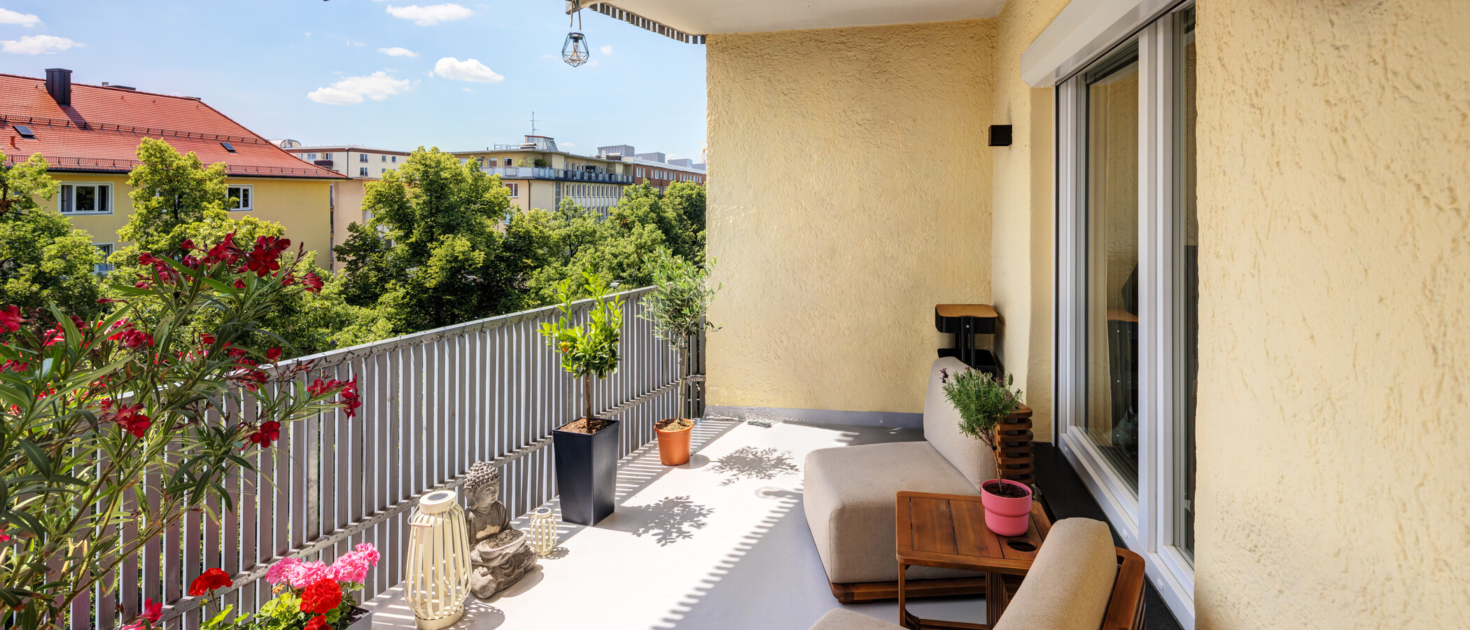 квартира München Schwabing-West (rund um den Hohenzollernplatz) 03 1-я балкон 14895