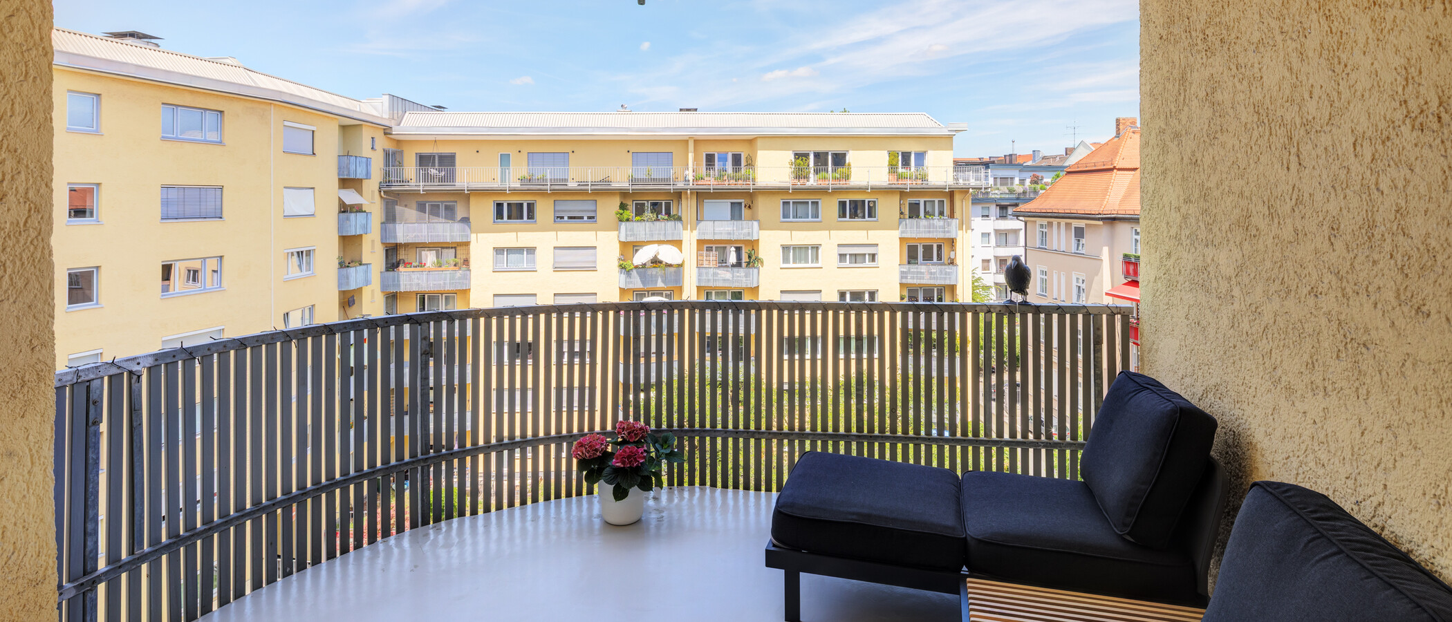 квартира München Schwabing-West (rund um den Hohenzollernplatz) 02 2-ой балкон 14895