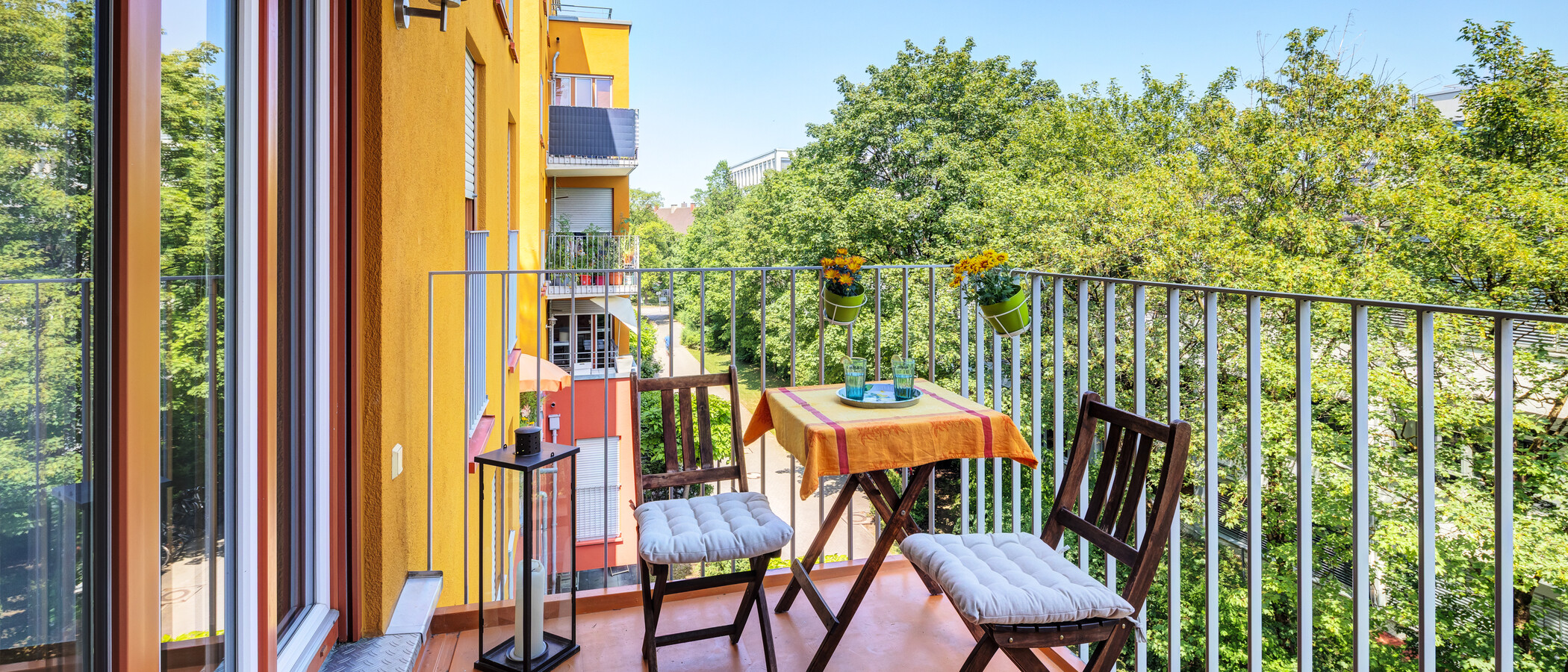 квартира München Schwabing-West 01 балкон 14901