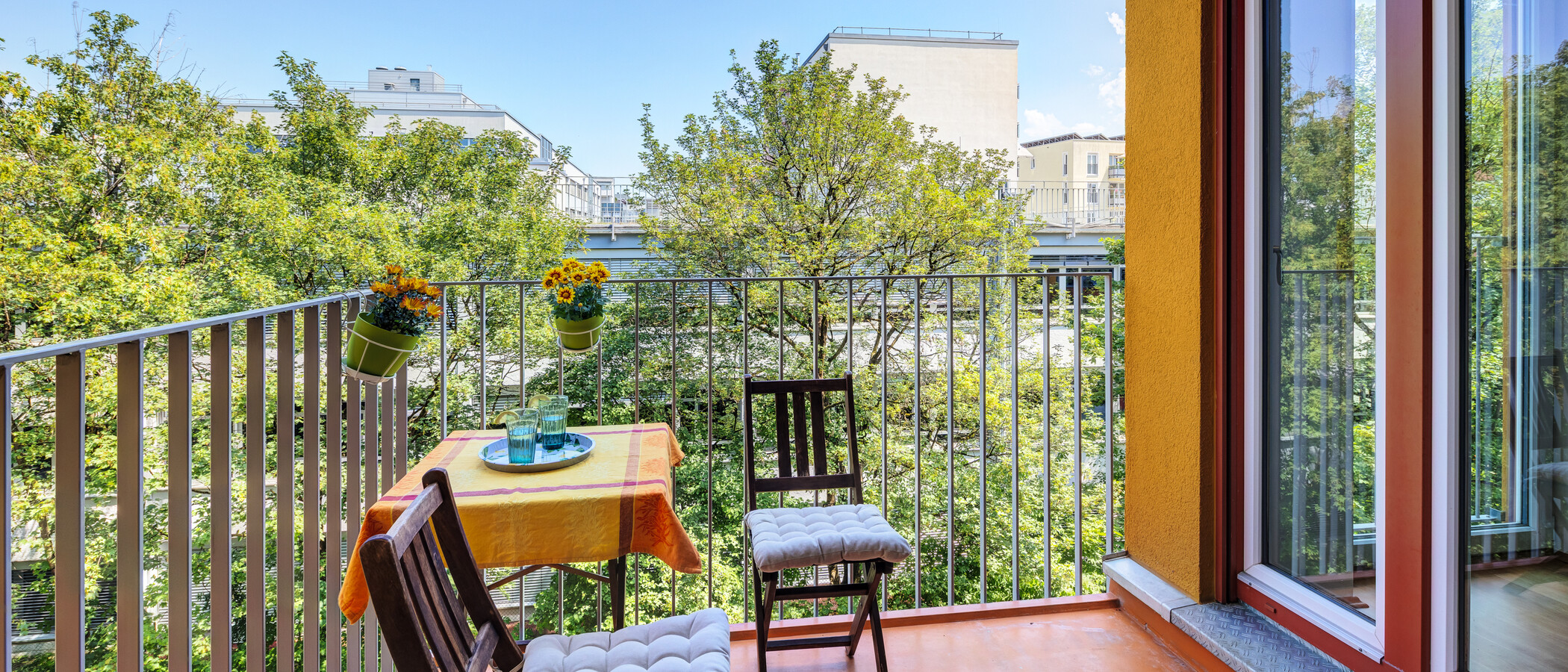 квартира München Schwabing-West 02 балкон 14901