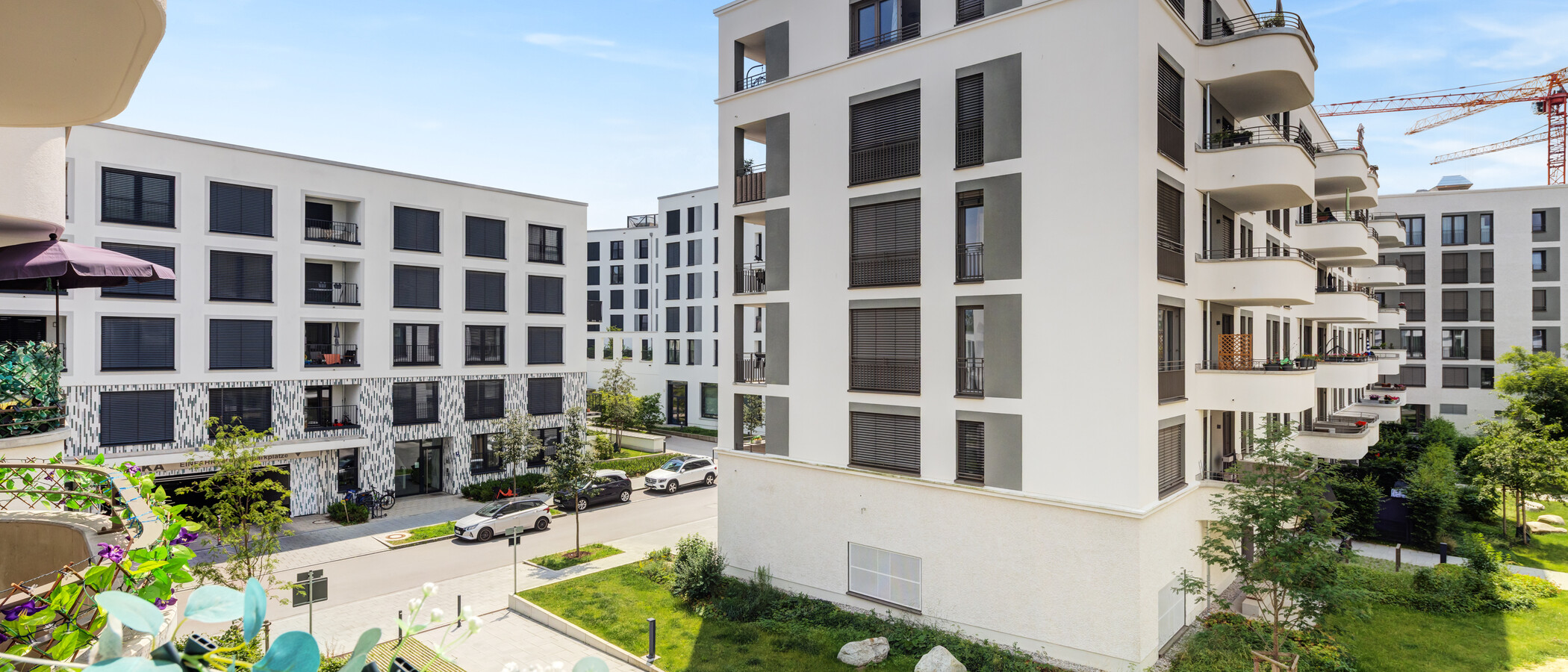 квартира München Neuperlach 03 вид из окна 14902