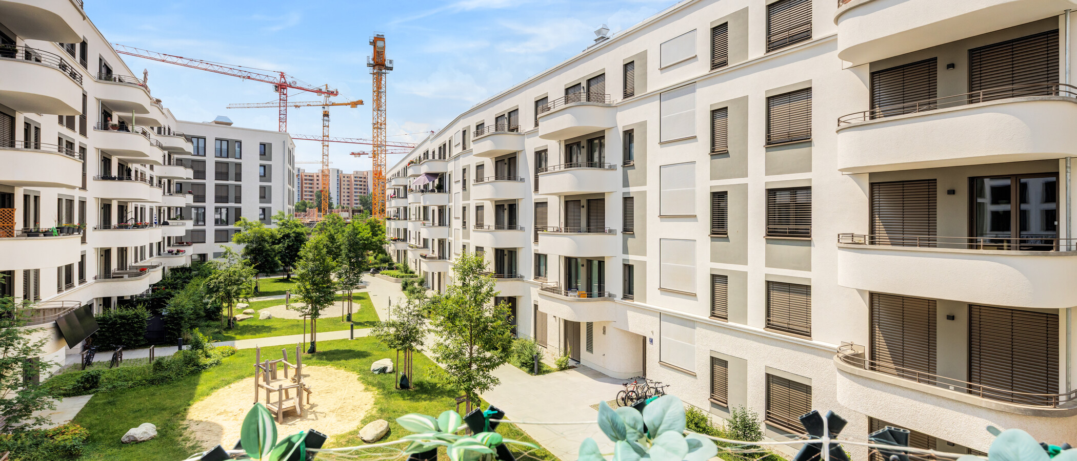 квартира München Neuperlach 04 вид из окна 14902
