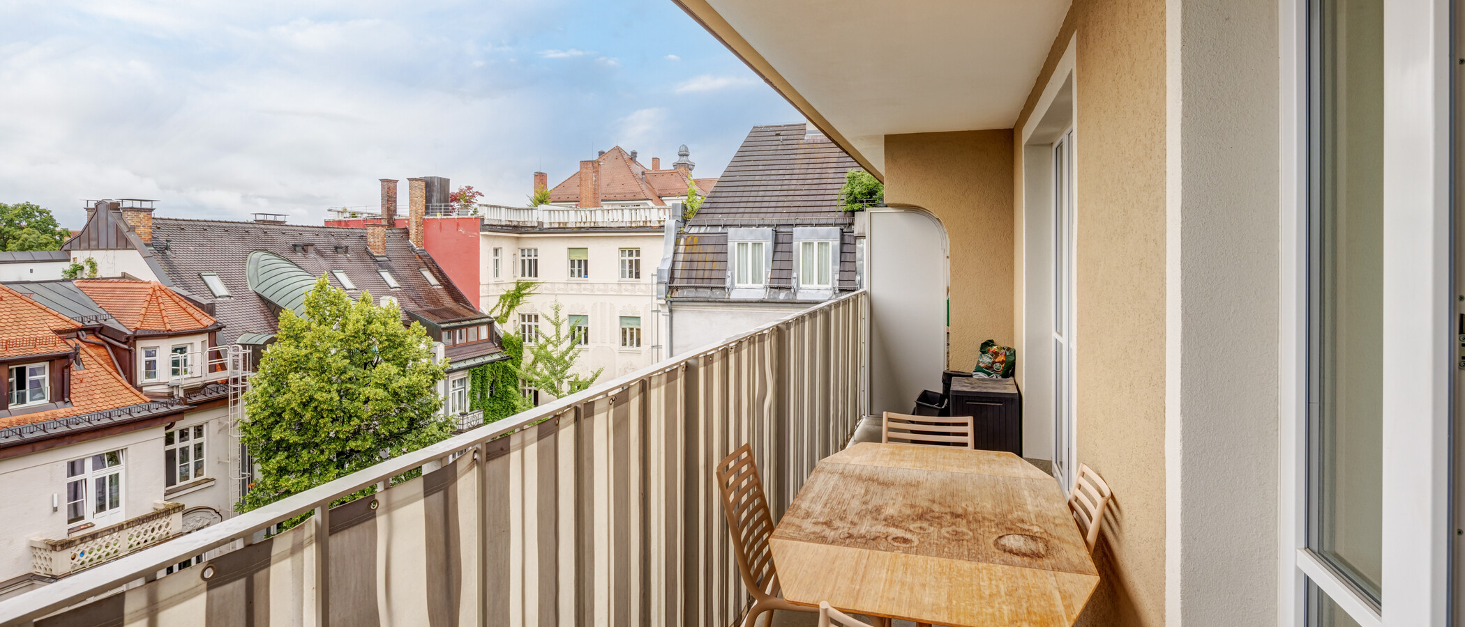 двухэтажная квартира München Schwabing 01 балкон 14908