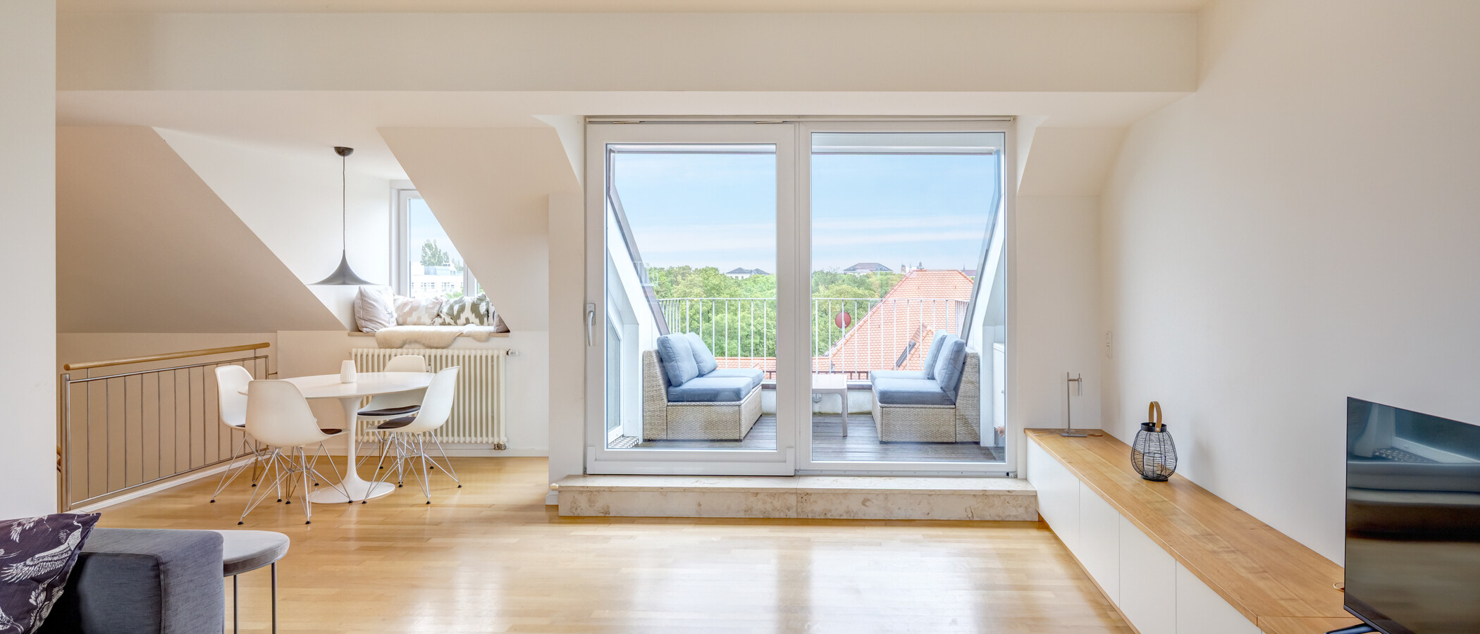 двухэтажная квартира München Schwabing 02 жилое пространство 14908