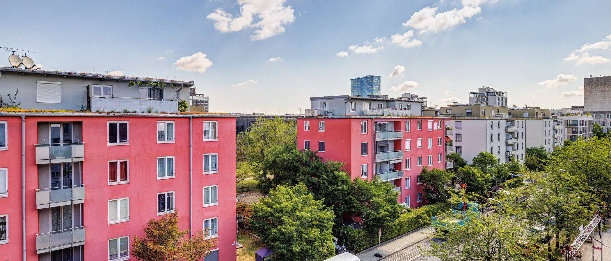 квартира München Parkstadt Schwabing 03 вид из окна 14918