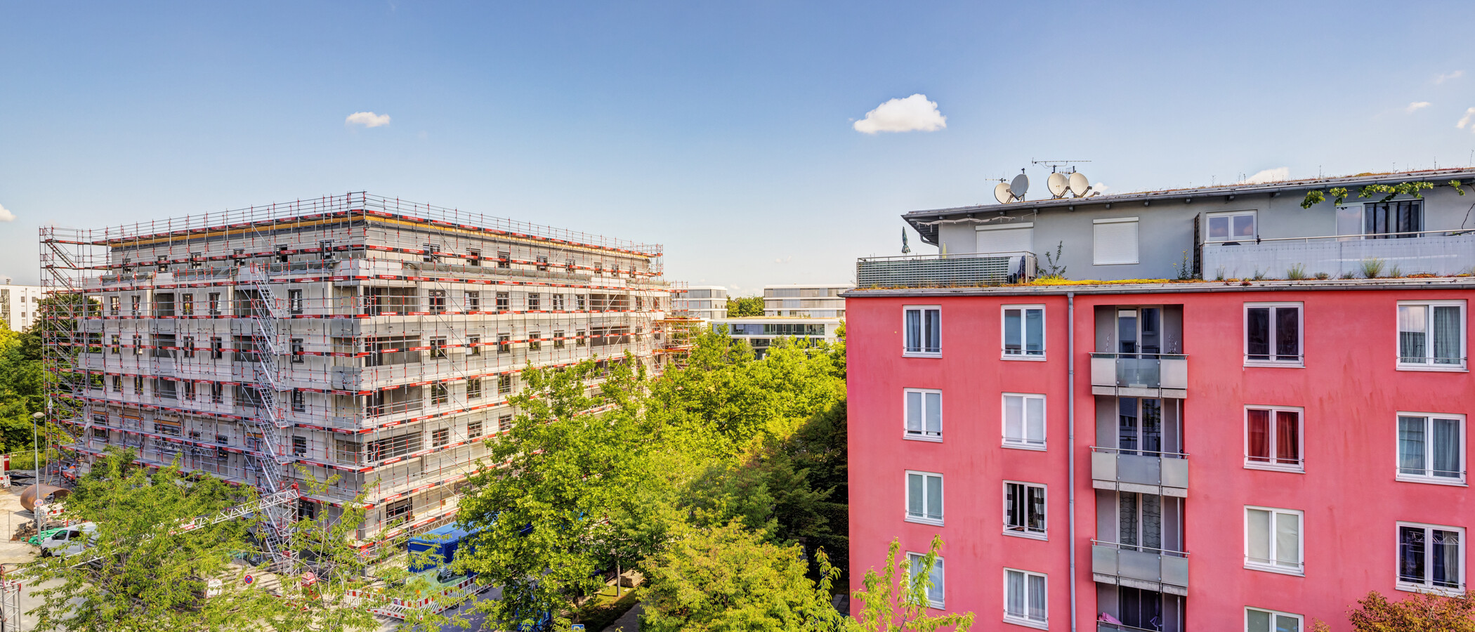 квартира München Parkstadt Schwabing 04 вид из окна 14918