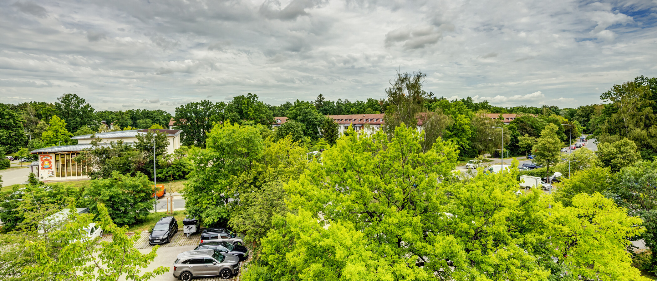 мансардная квартира München Obergiesing 05 вид из окна 14920