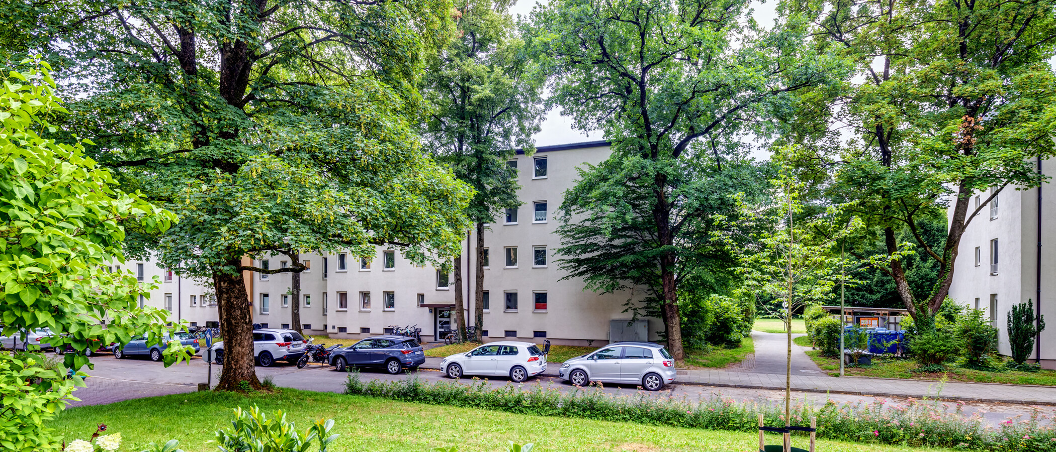 квартира München Parkstadt Bogenhausen 02 вид из окна 14923