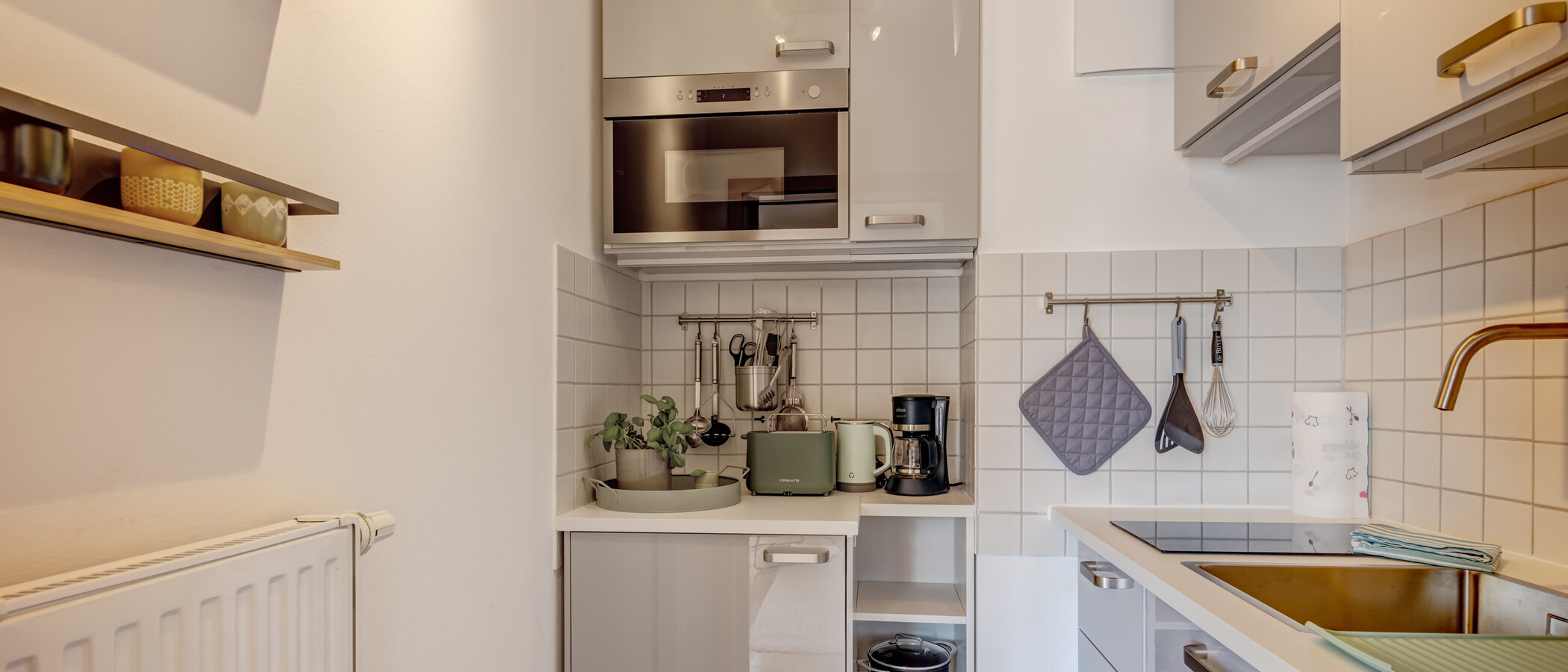 мансардная квартира München Obermenzing 02 кухня 14927