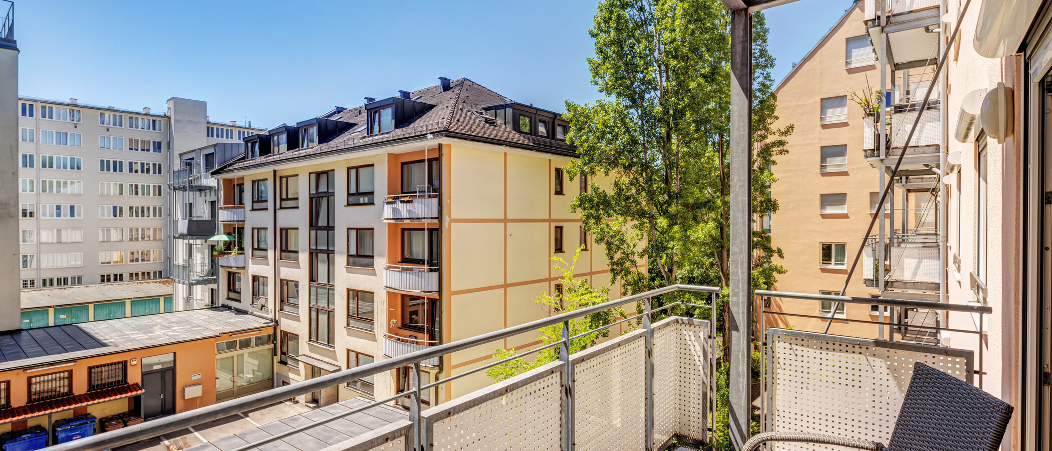 квартира München Maxvorstadt 01 балкон 14928