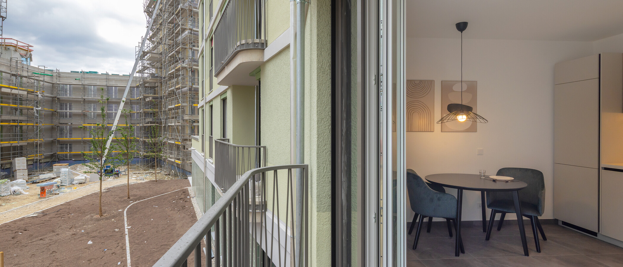 квартира München Berg am Laim 02 балкон 14931