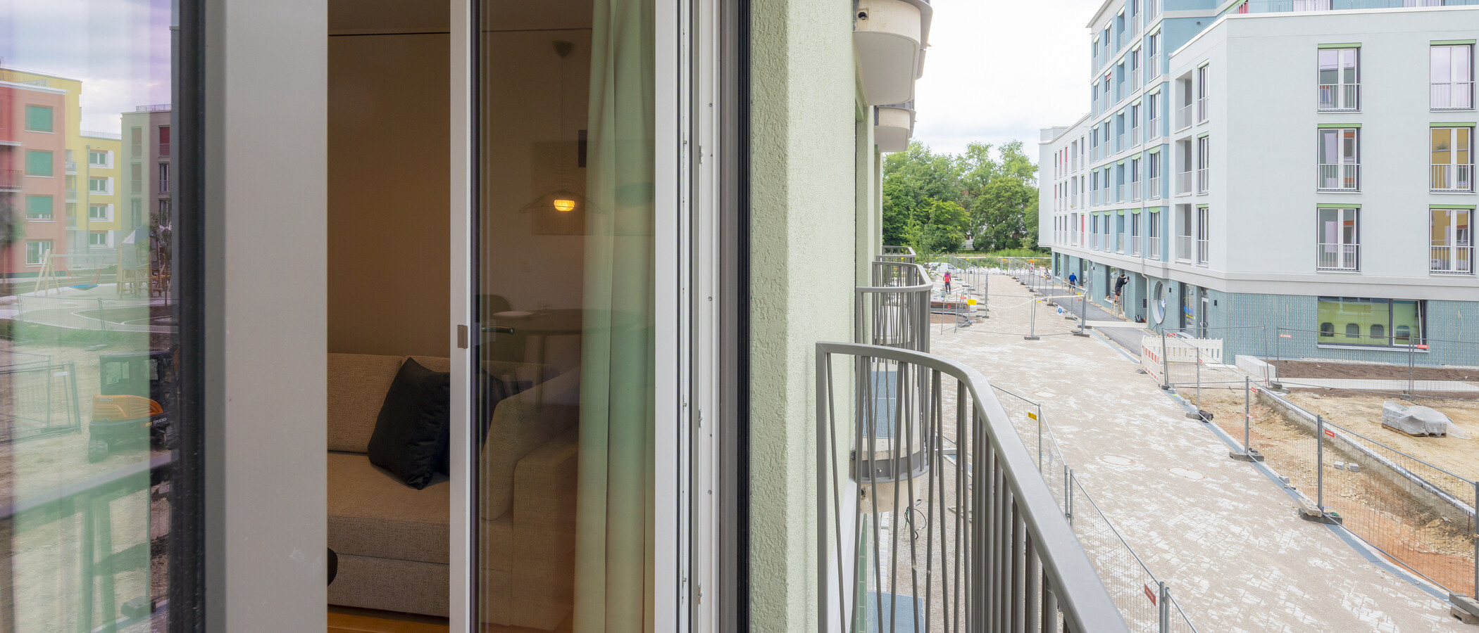 квартира München Berg am Laim 01 балкон 14932
