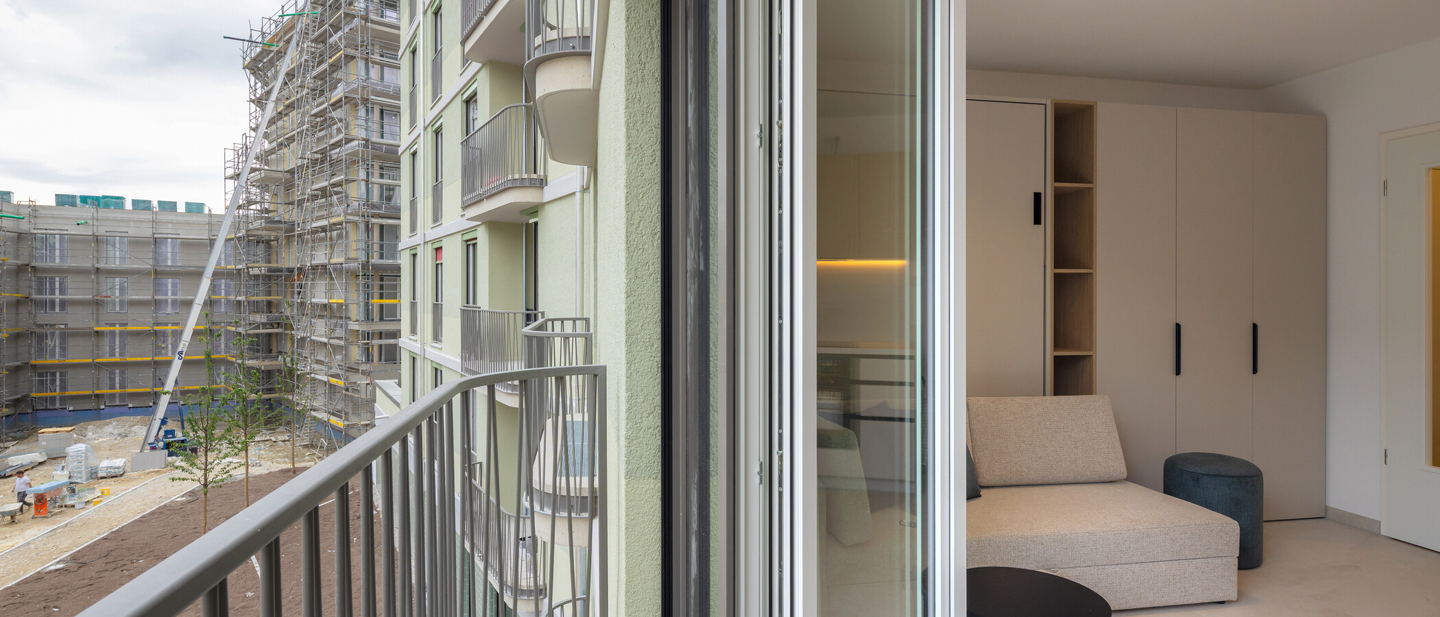 квартира München Berg am Laim 02 балкон 14933