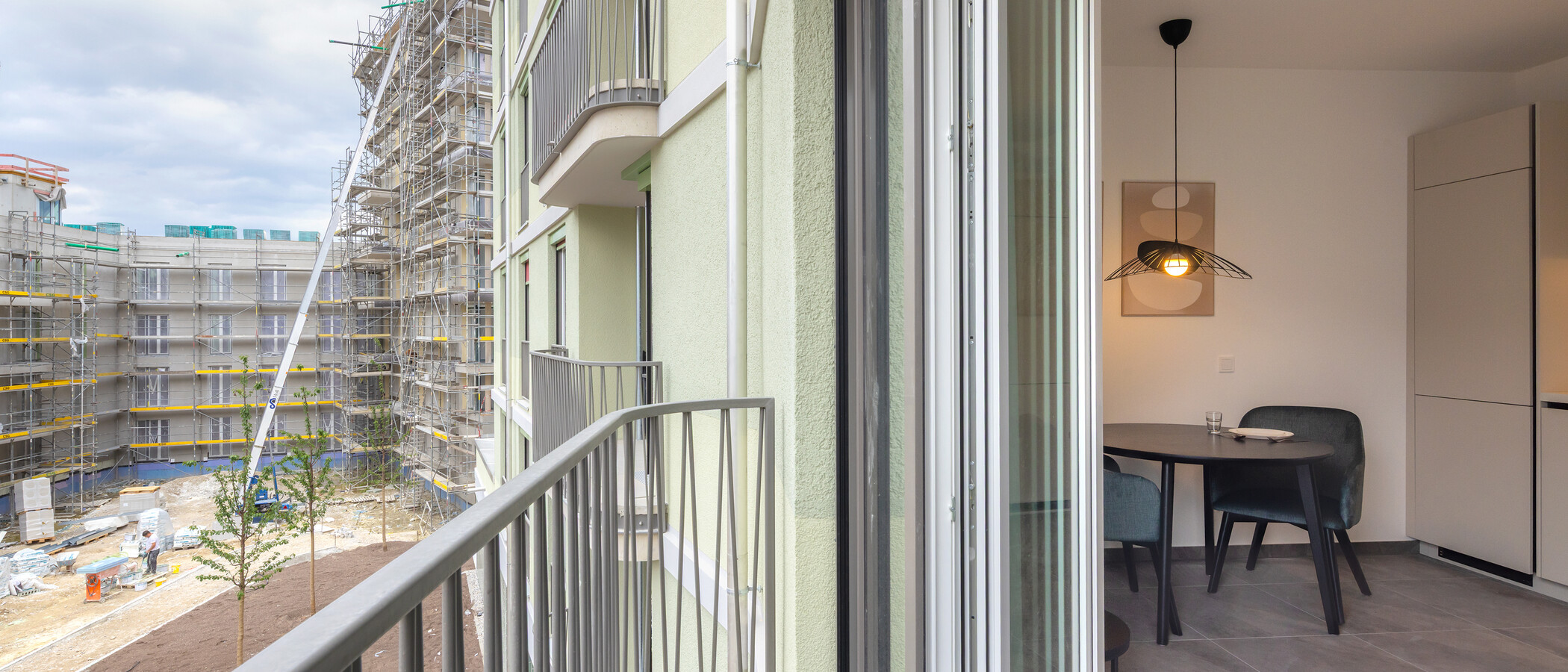 квартира München Berg am Laim 02 балкон 14934
