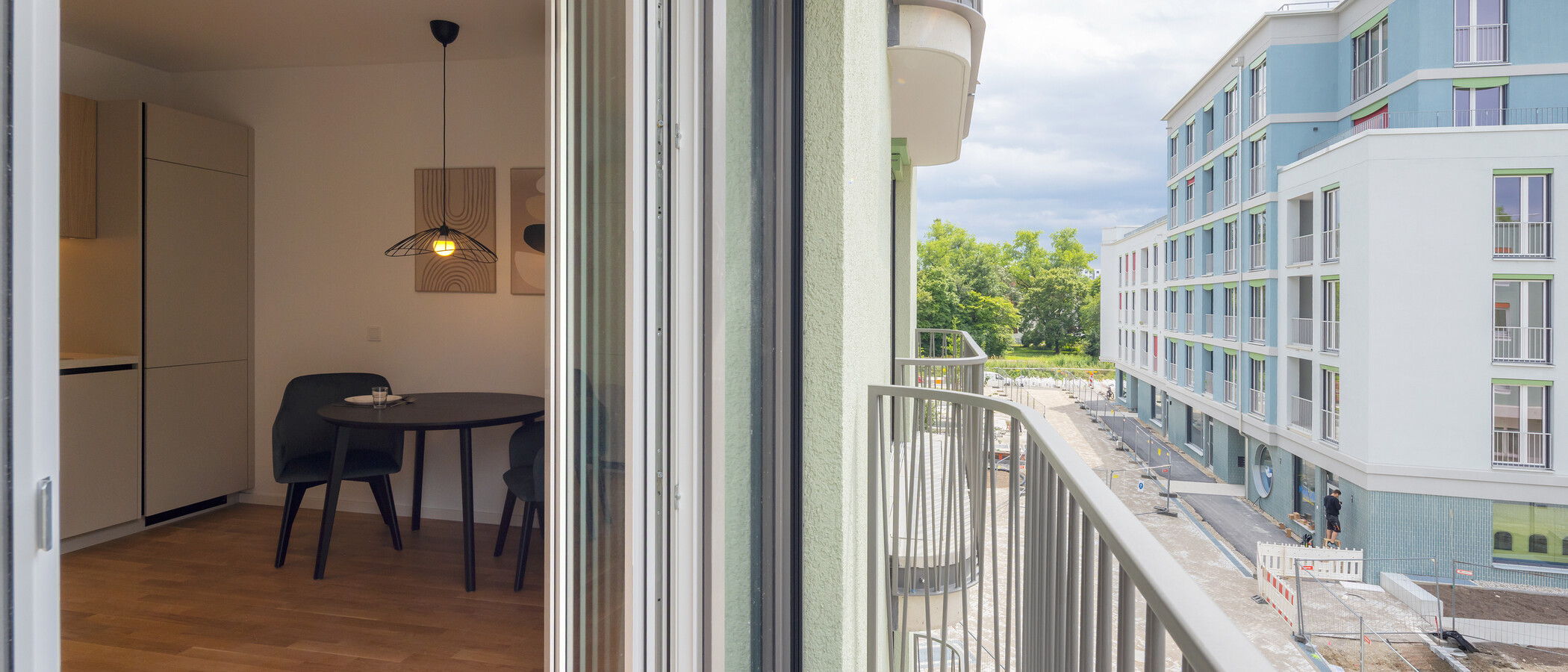 квартира München Berg am Laim 01 балкон 14935
