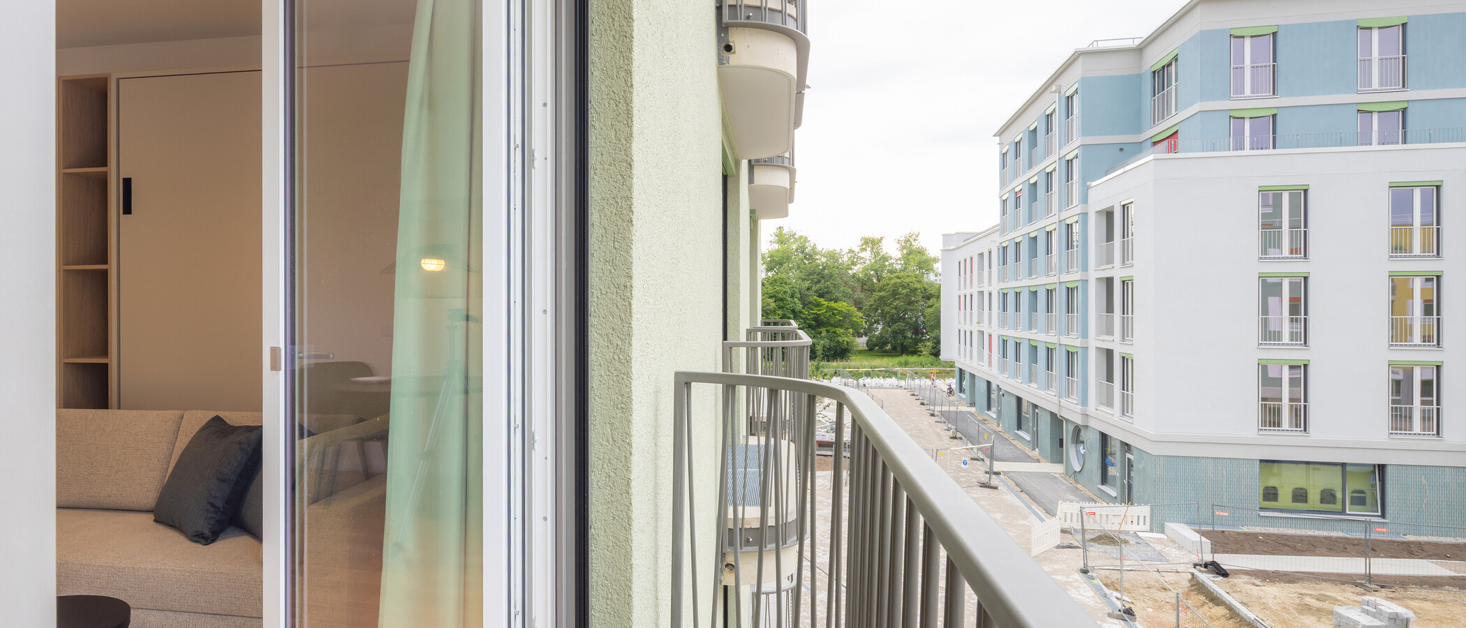 квартира München Berg am Laim 02 балкон 14936