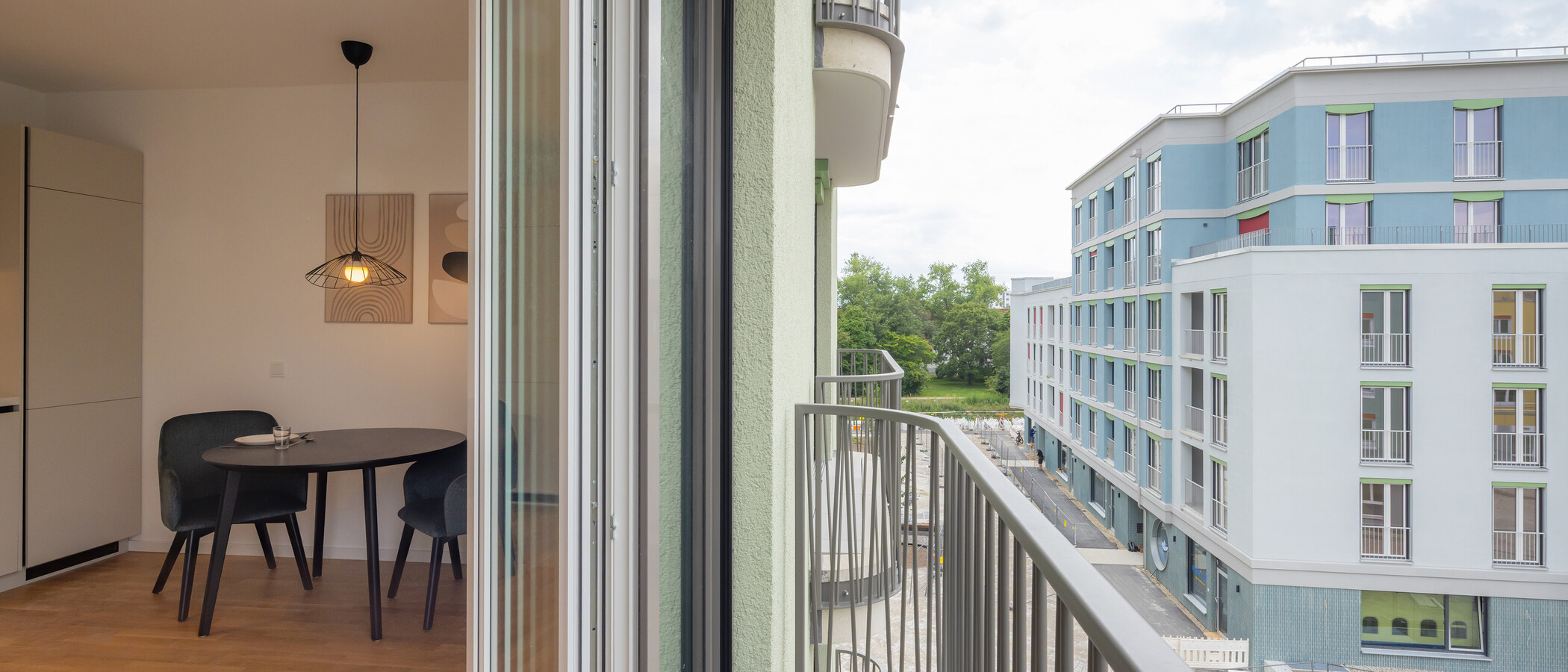 квартира München Berg am Laim 01 балкон 14938