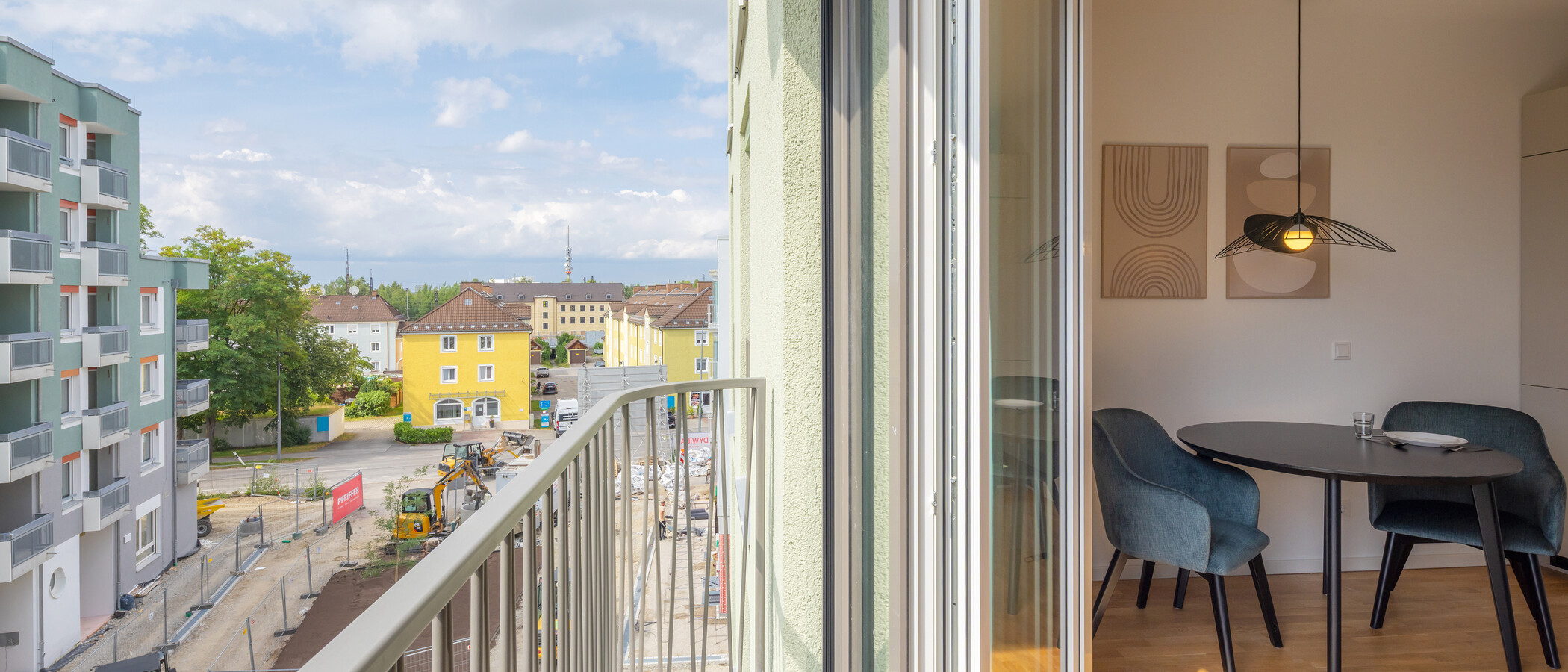 квартира München Berg am Laim 02 балкон 14939