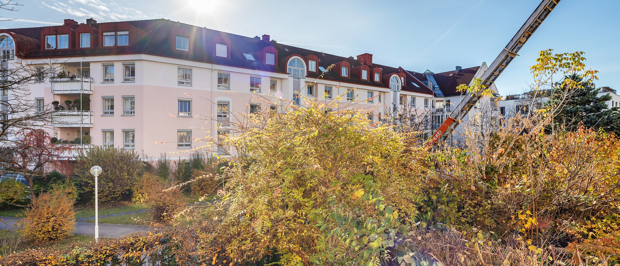 квартира München Schwabing-Nord (zw. Belgrad- & Leopoldstraße) 03 вид из окна 1494