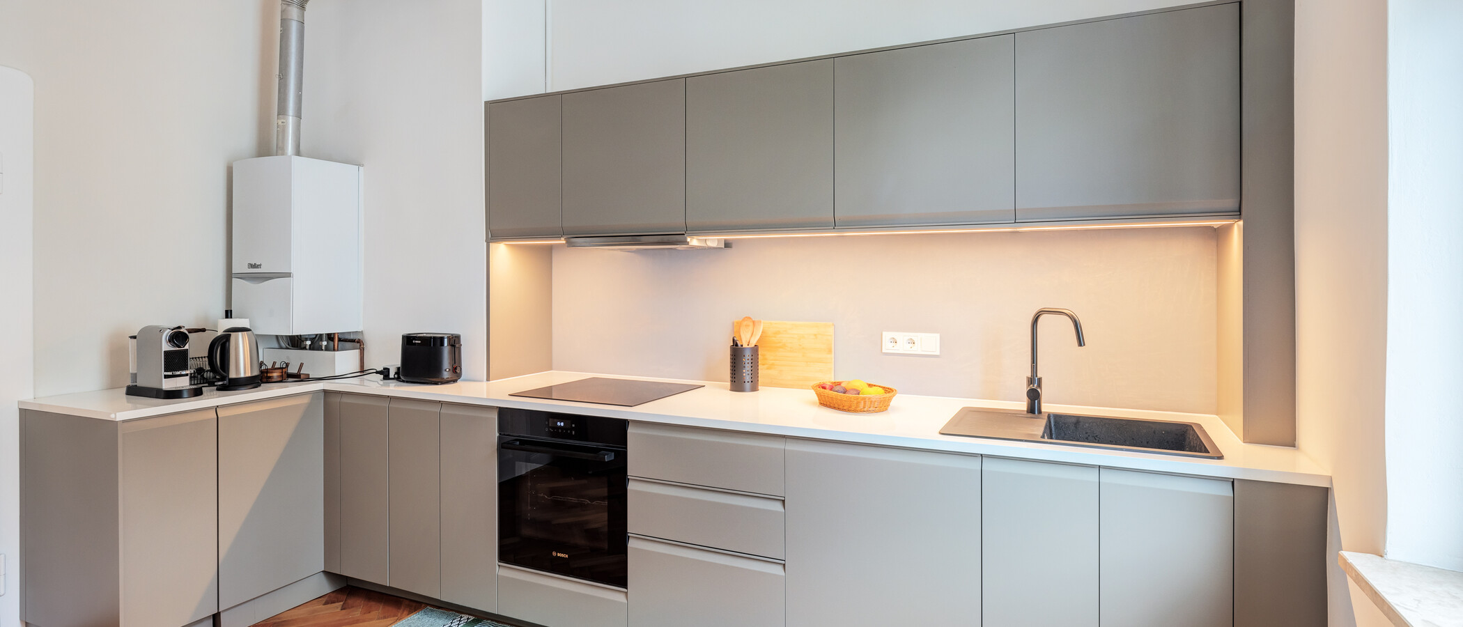 квартира München Neuhausen 01 кухня 14943