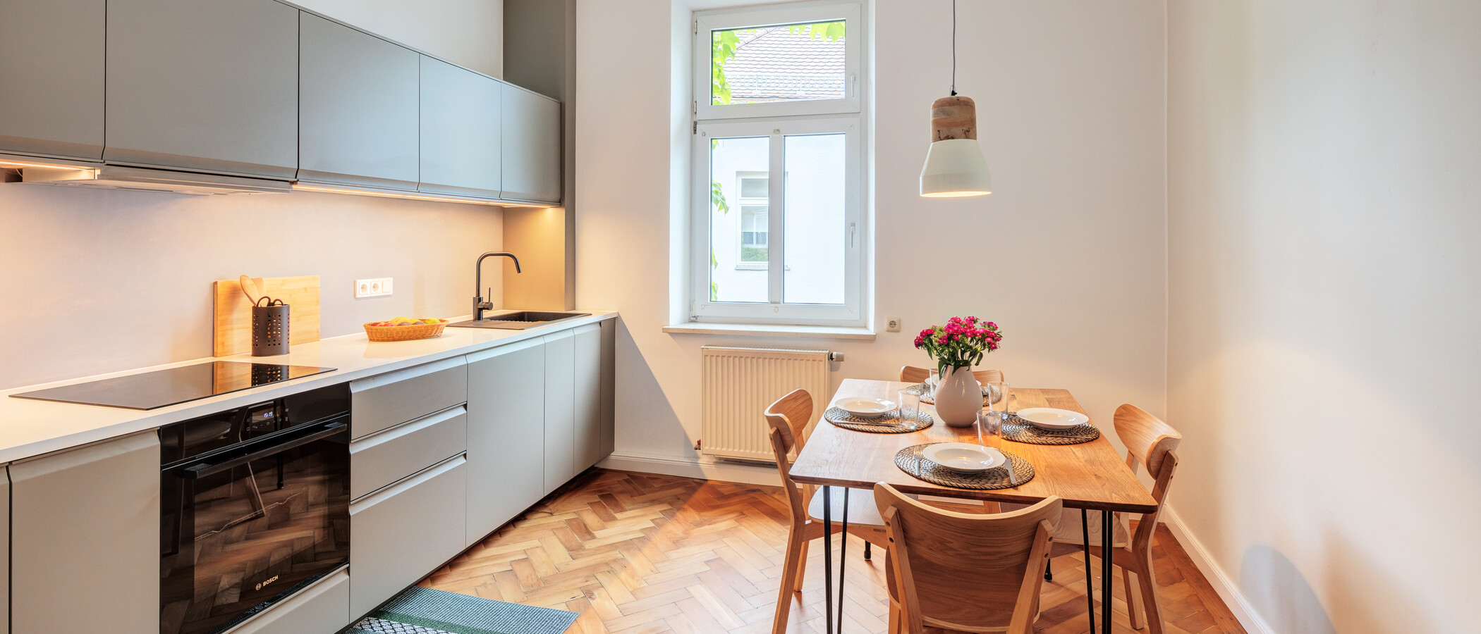 квартира München Neuhausen 03 кухня 14943
