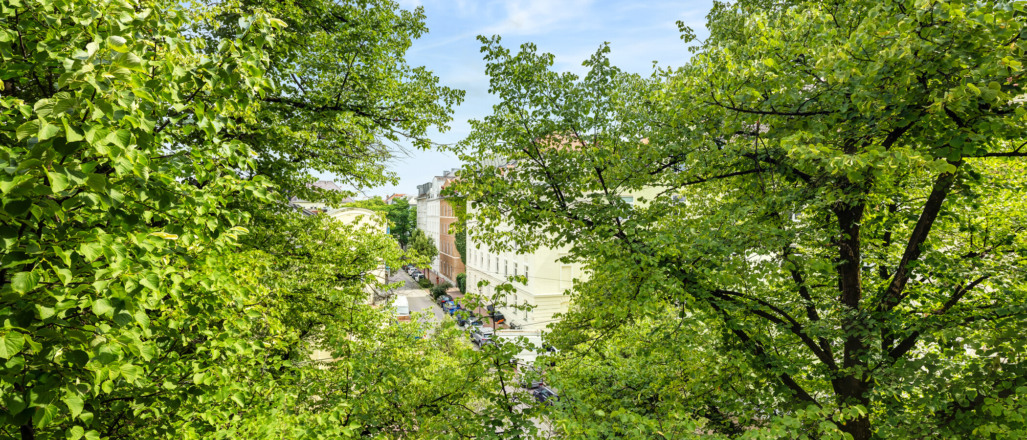 квартира München Neuhausen 01 вид из окна 14943