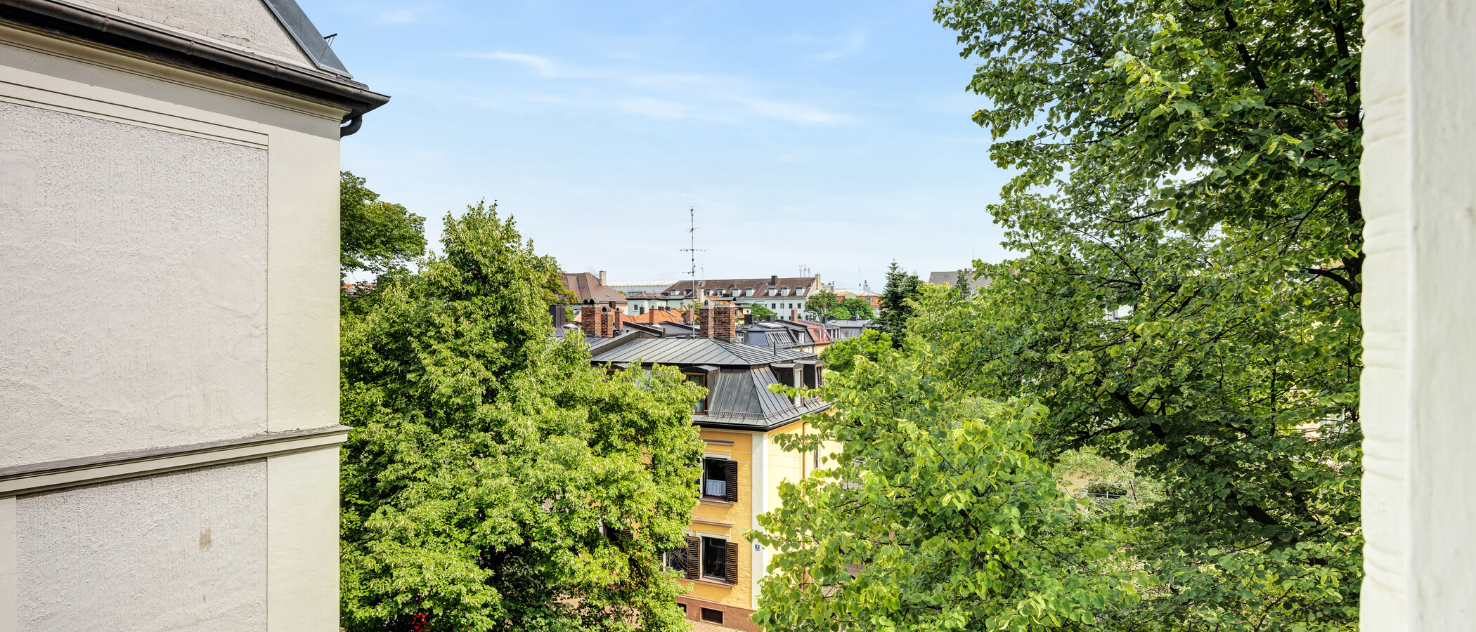 квартира München Neuhausen 02 вид из окна 14943