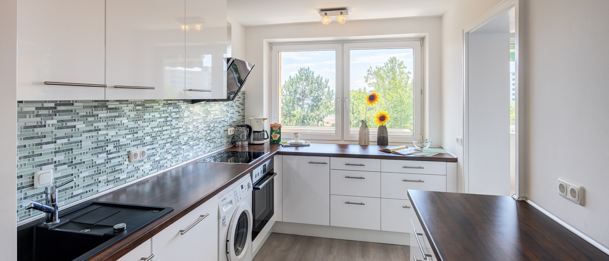 квартира München Neuperlach 01 кухня 14948