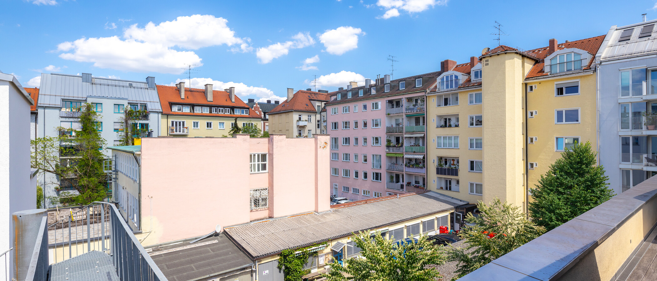 таунхаус München Maxvorstadt 01 вид из окна 14950