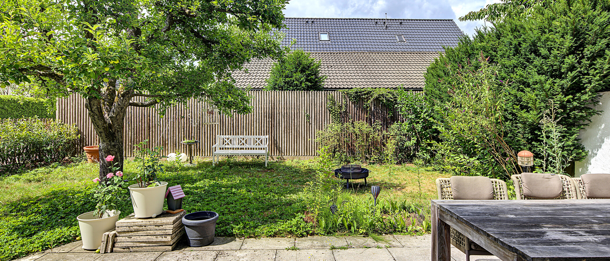 дом München Waldtrudering 01 сад 14955