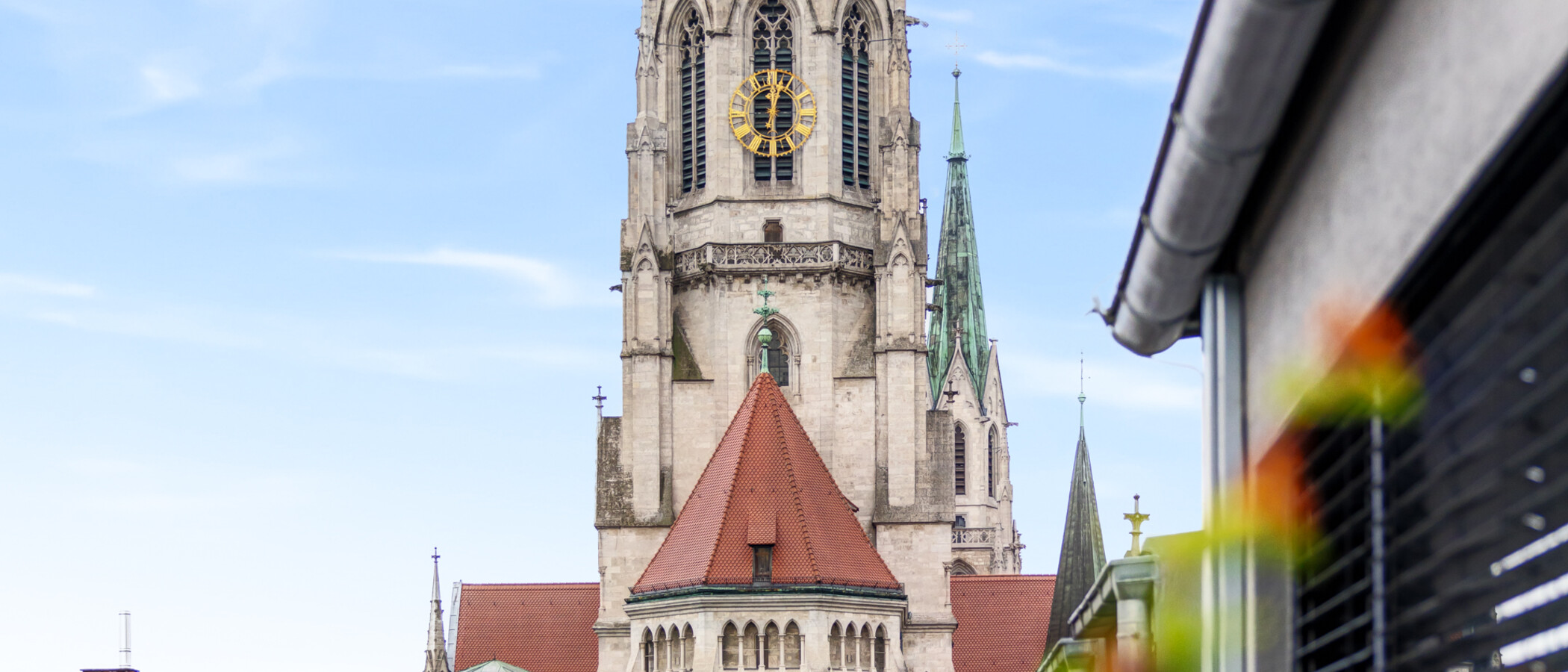 мансардная квартира München Ludwigsvorstadt 05 вид из окна 14956
