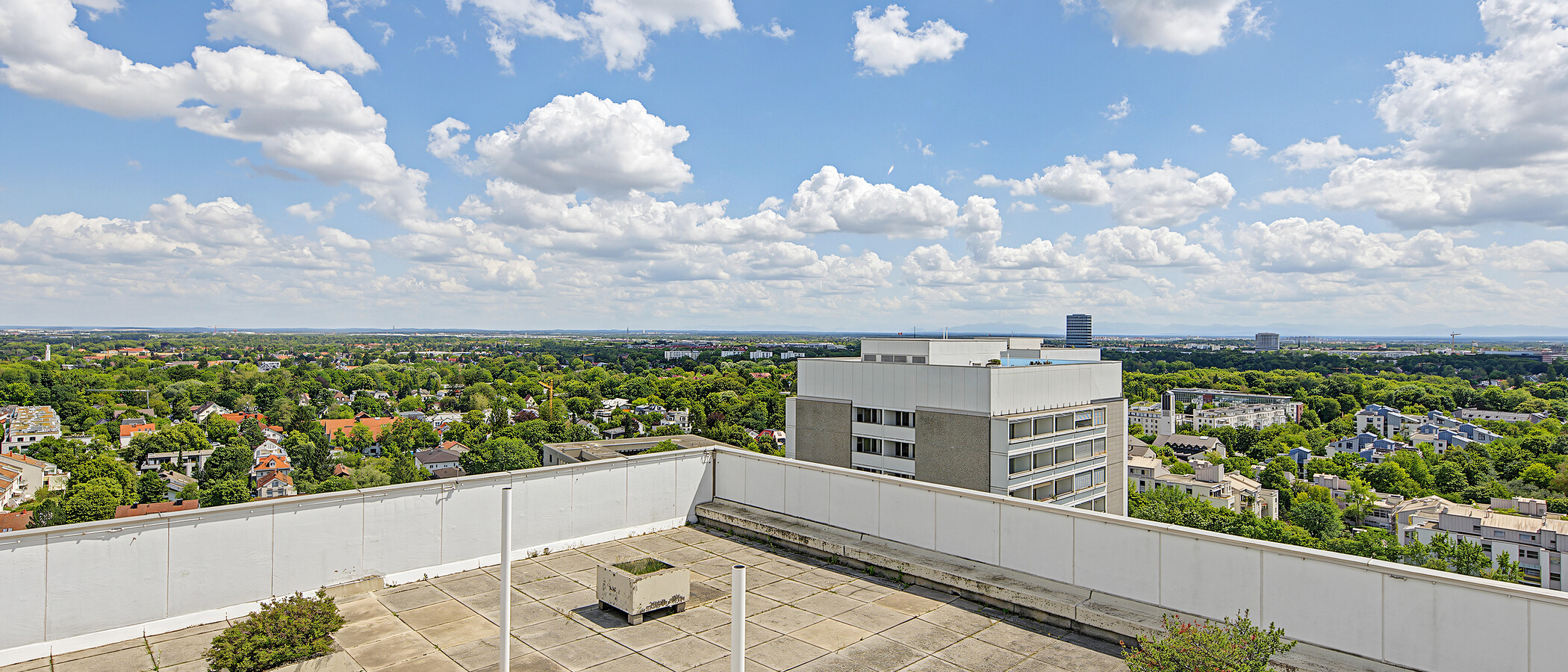 квартира München Arabellapark 03 общая терраса для жильцов дома 14958