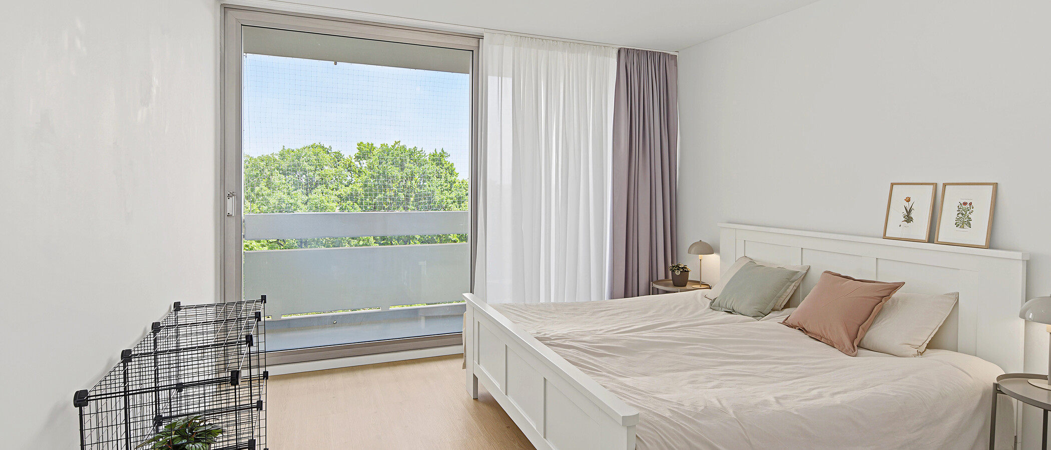 квартира München Arabellapark 01 спальная комната 14958