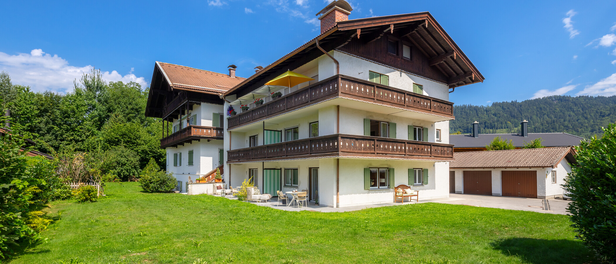квартира Rottach-Egern 02 общий сад для жильцов дома 14959