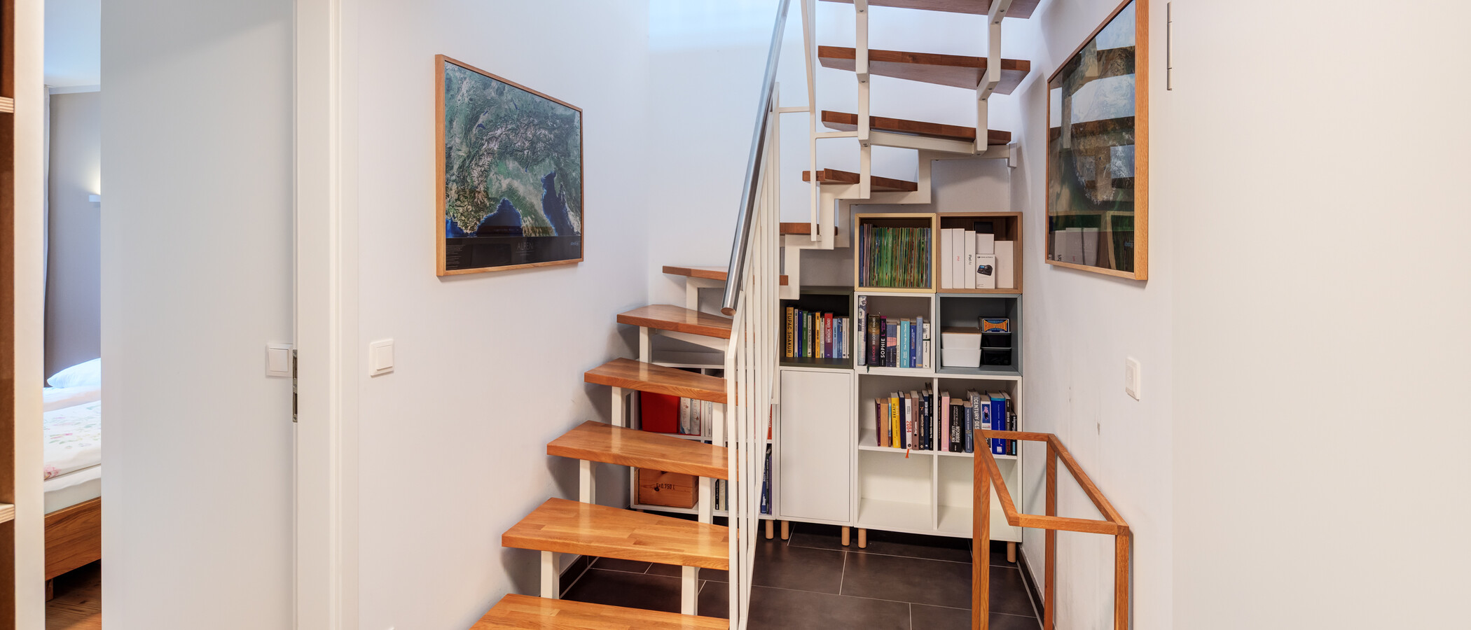 двухэтажная квартира München Oberföhring 03 коридор 14969
