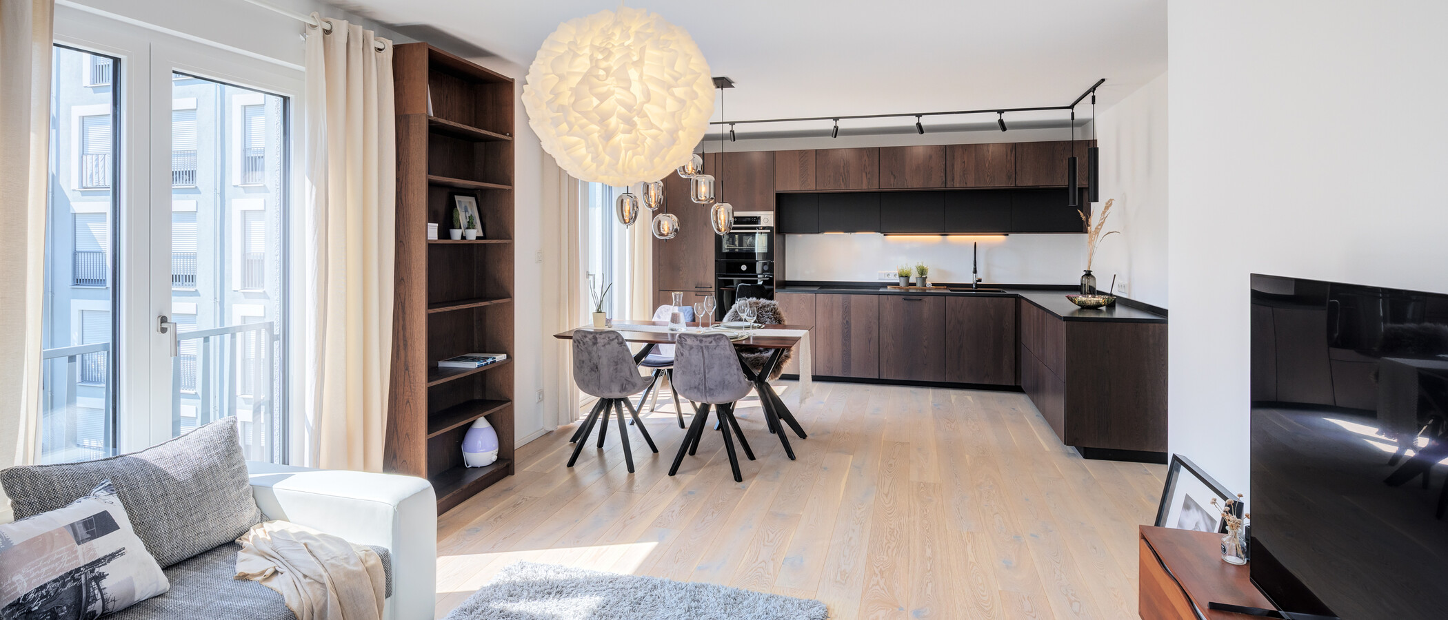 квартира München Neuaubing 03 жилое пространство 14970