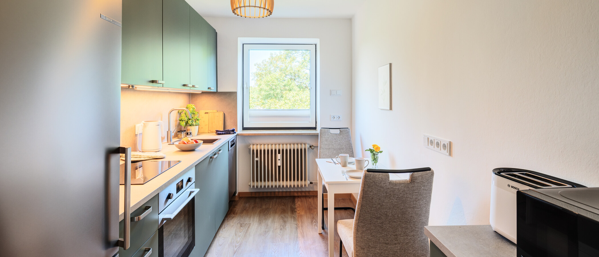 квартира München Untergiesing 01 кухня 14971