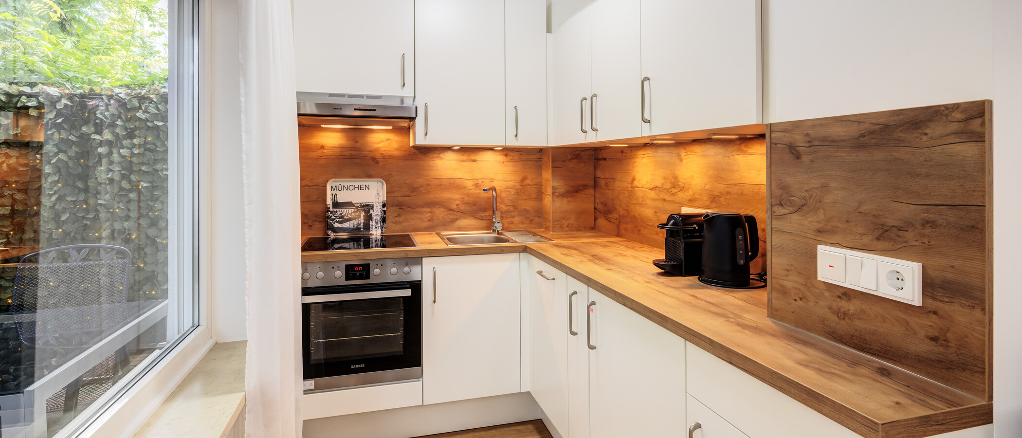 квартира München Parkstadt Solln 01 кухня 14974