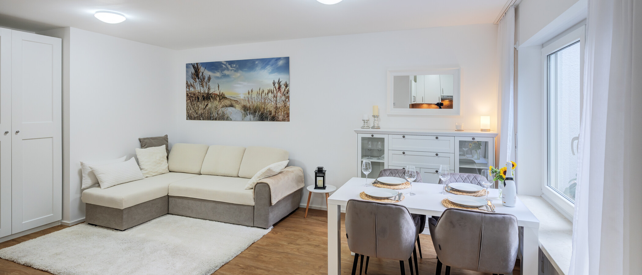 квартира München Parkstadt Solln 02 жилое пространство 14974