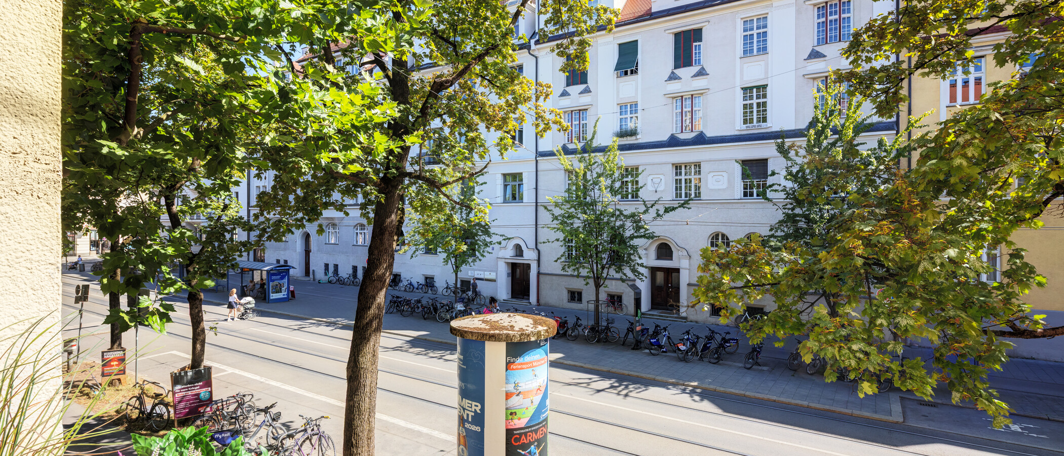 квартира München Schwabing-West (rund um den Hohenzollernplatz) 02 вид из окна 14976