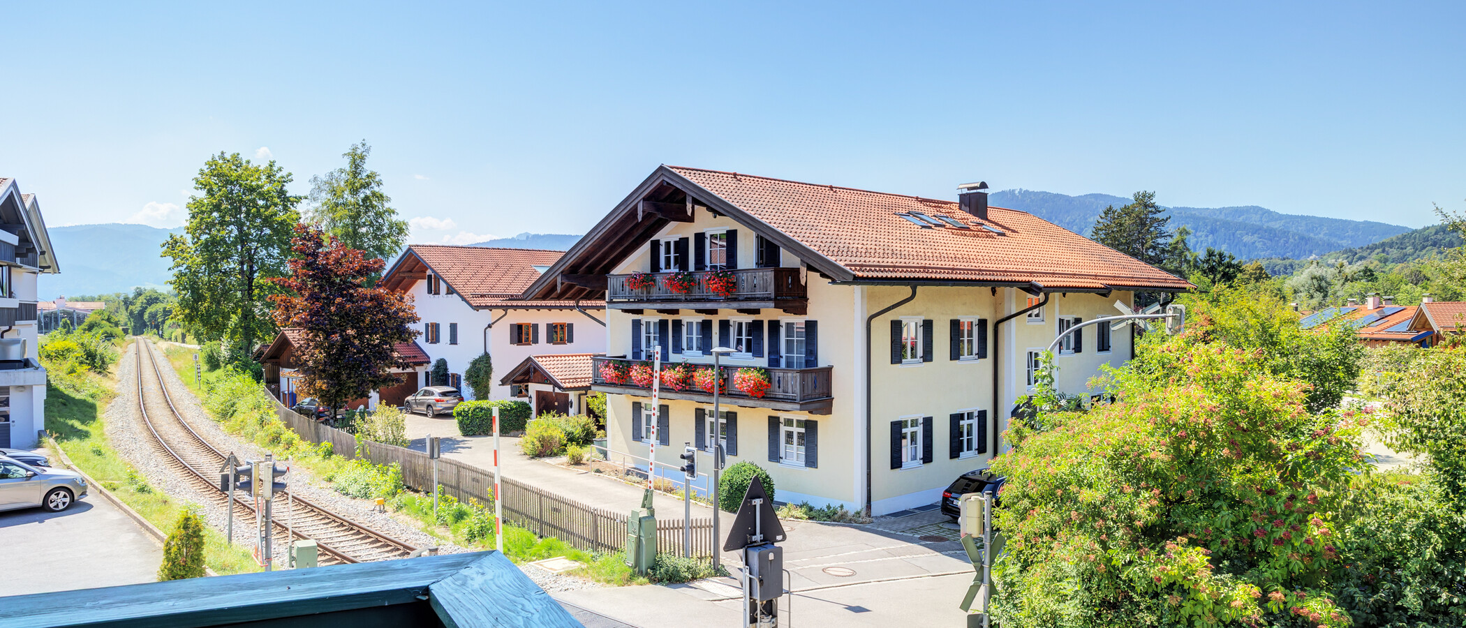 квартира Gmund am Tegernsee 03 вид из окна 14984